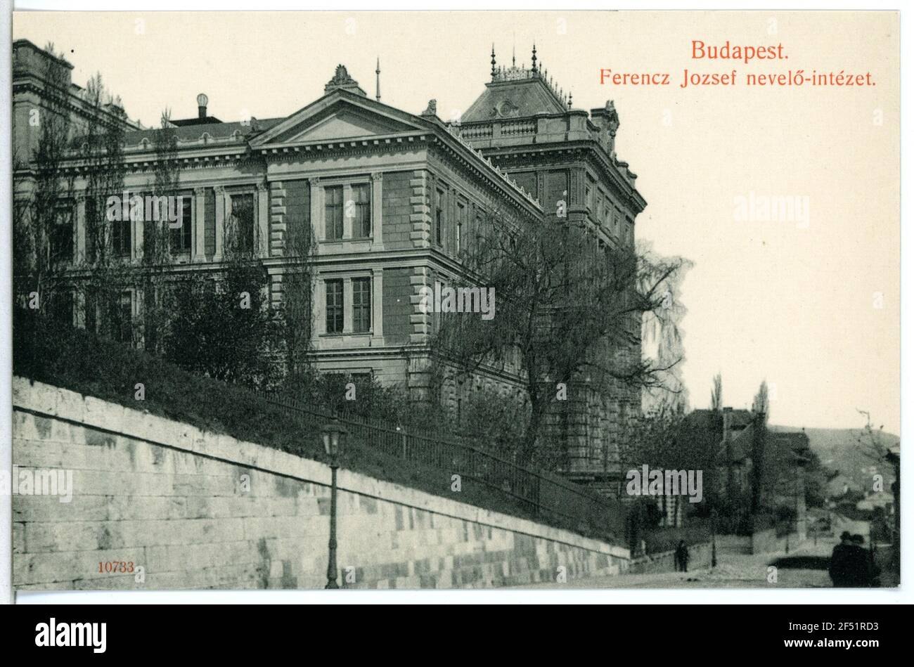 Ferencz Jozsef è anche un educatore. Budapest. Ferencz Jozsef Educazione Intart (1876) Foto Stock