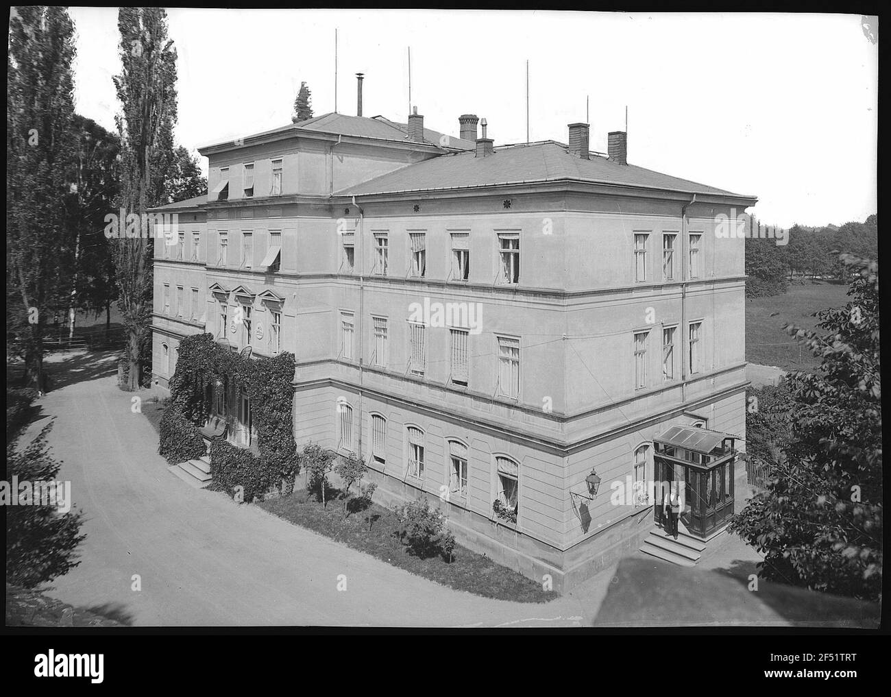 Strisciamento. Sanatorium, edificio principale Foto Stock