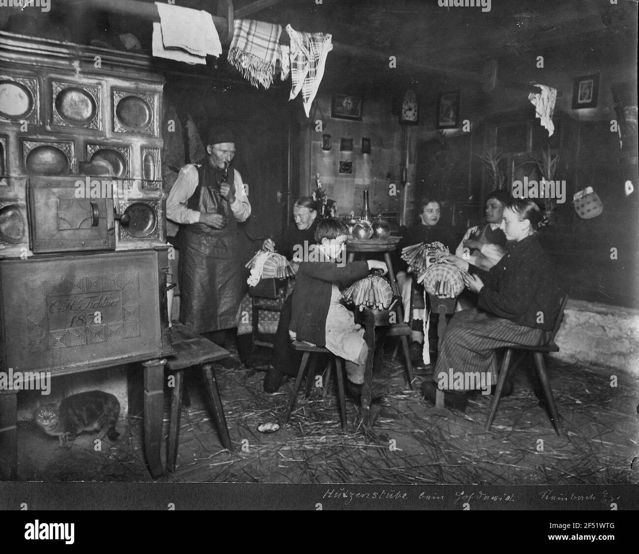 Hutzenstube a HUF-David Foto Stock