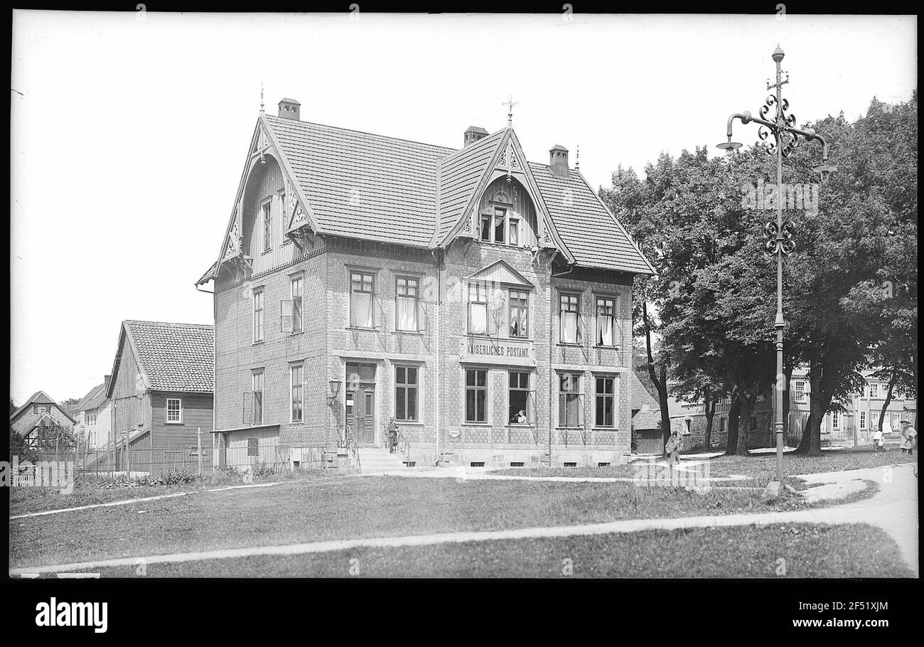 Zellerfeld. Ufficio postale imperiale Foto Stock