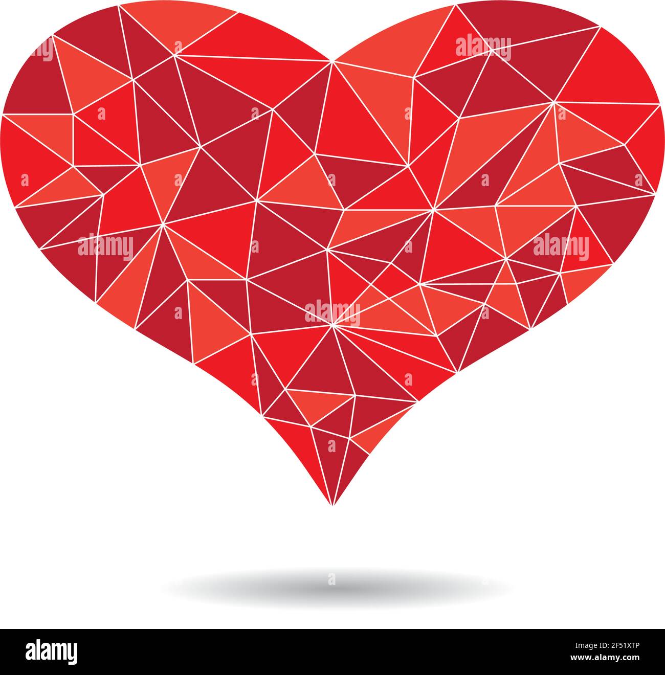 Disegno dell'illustrazione dell'icona del modello del logo dell'amore Illustrazione Vettoriale