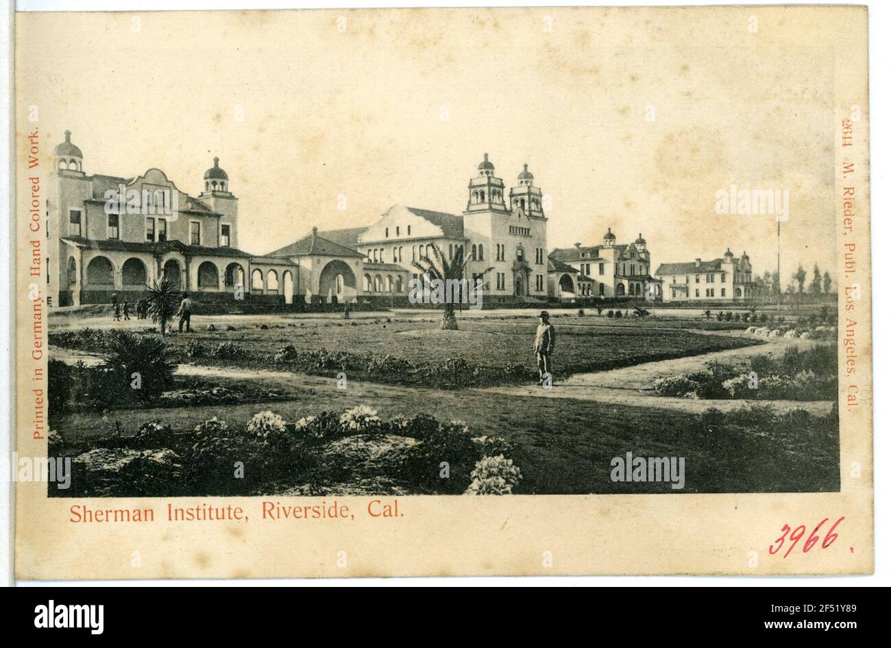 Sherman Institute Riverside. Sherman Institute (scuola indiana, 1901-1902), Riverside, Cal. Foto Stock