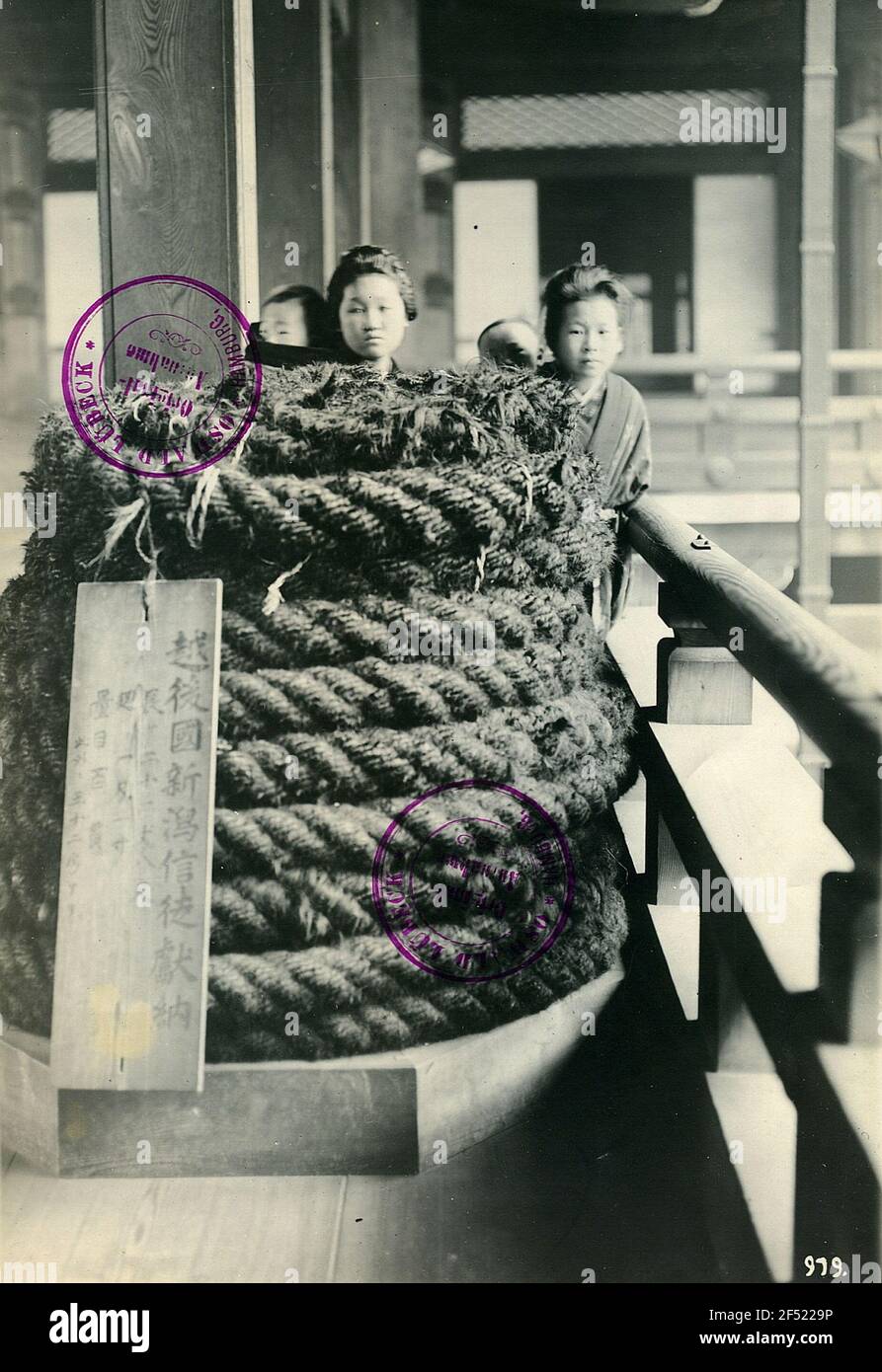 Kyoto. Posteriore dalle donne sante dei capelli Foto Stock