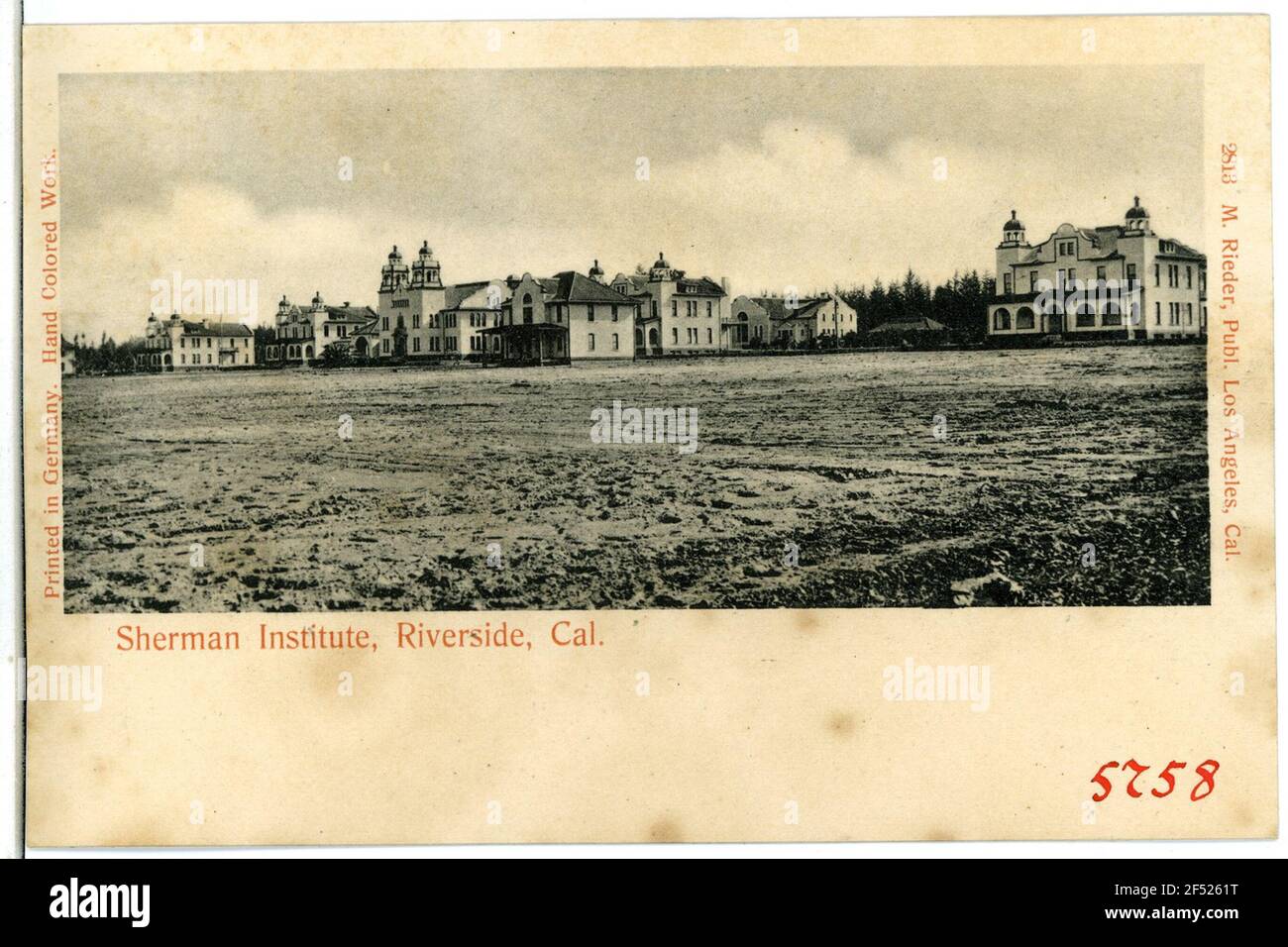 Sherman Institute Riverside. Sherman Institute (scuola indiana, 1901-1902), Riverside, Cal. Foto Stock