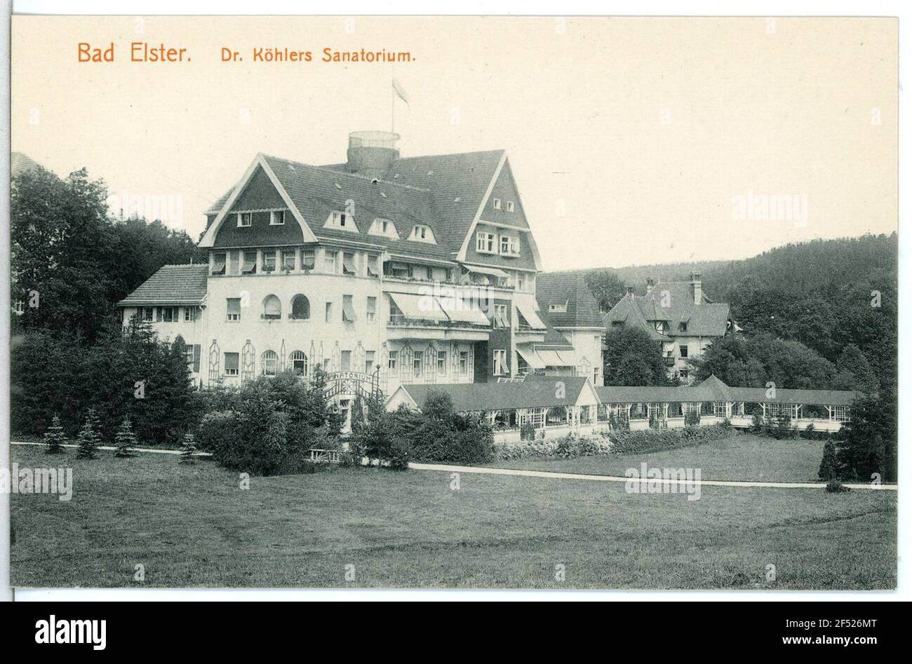 Dr. Köhler Sanatorium Bad Elster. Dr. Köhler Sanatorium Foto Stock