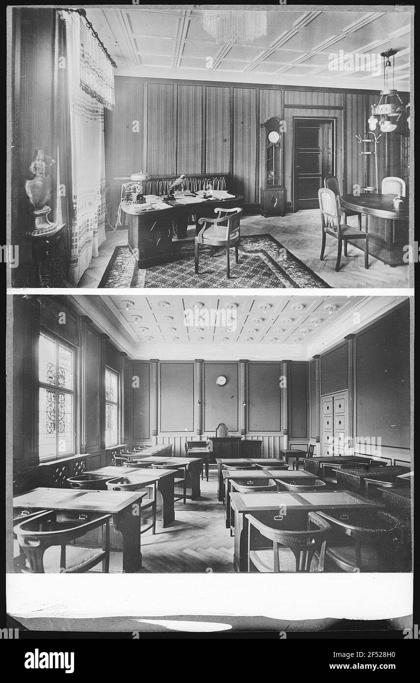 Geyer. Cuore del municipio Foto Stock