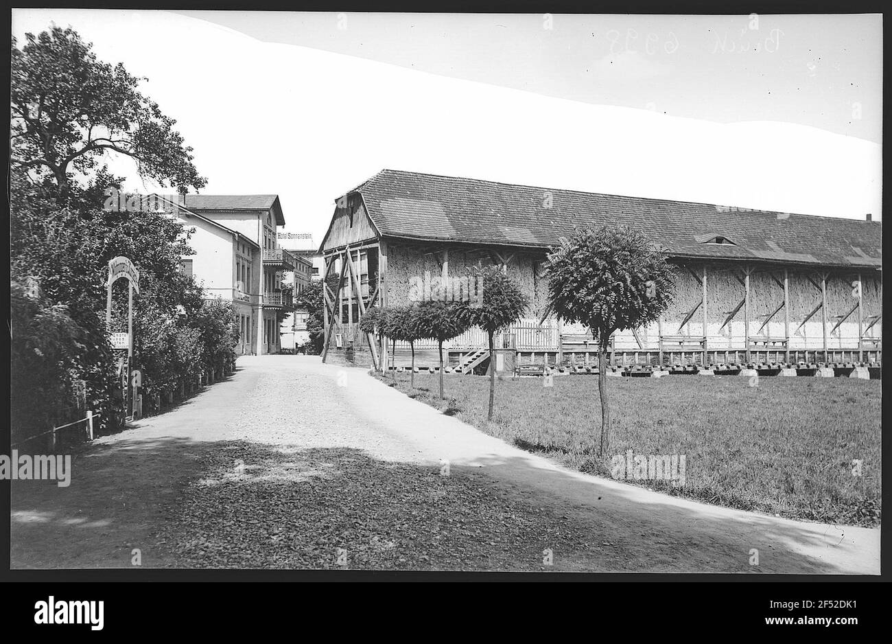 Bad Sulza. Hotel Schloss Sonnenstein, albergo per il mercato azionario, grado principale Foto Stock
