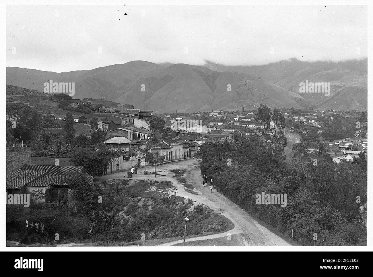 Caracas, Venezuela: Vista sul distretto con abitazioni rurali Foto Stock