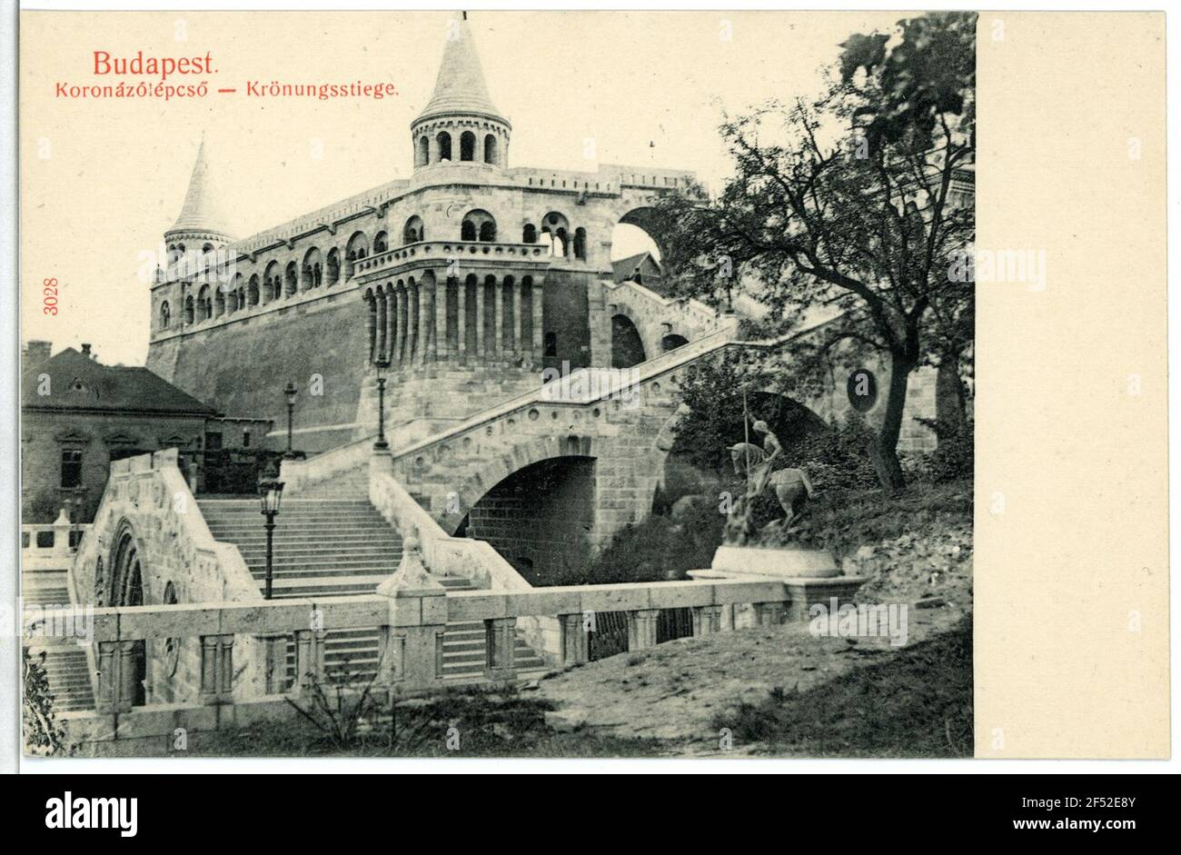 Crown Budapest. Rivetti di incoronazione con Georg santo Foto Stock