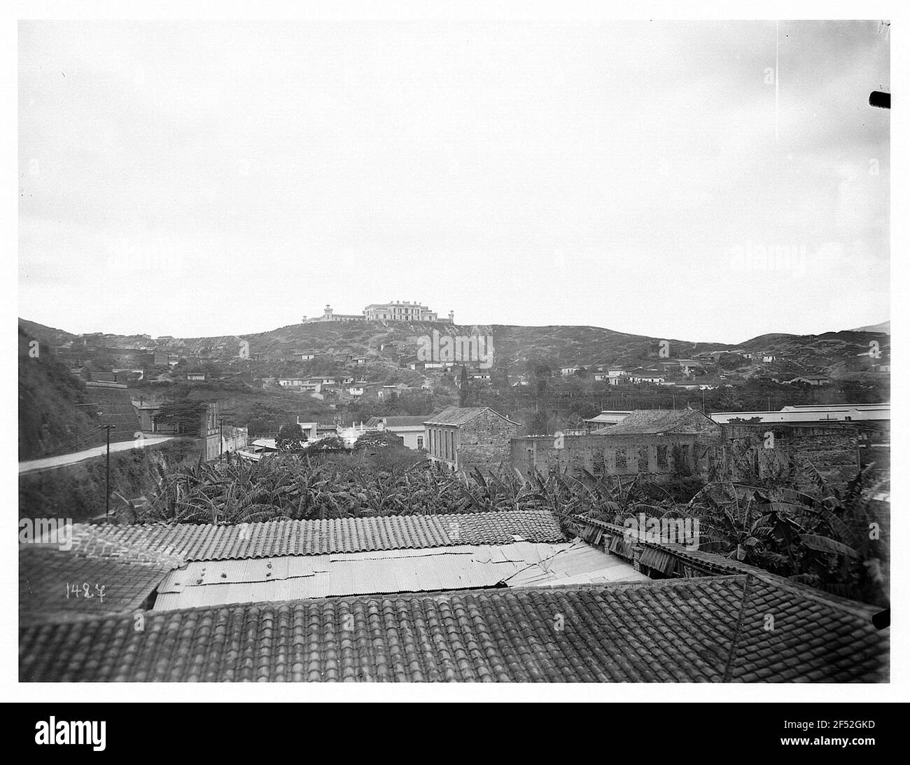 Caracas (Venezuela). Vista sulla città fino alla stazione dei millitori Foto Stock