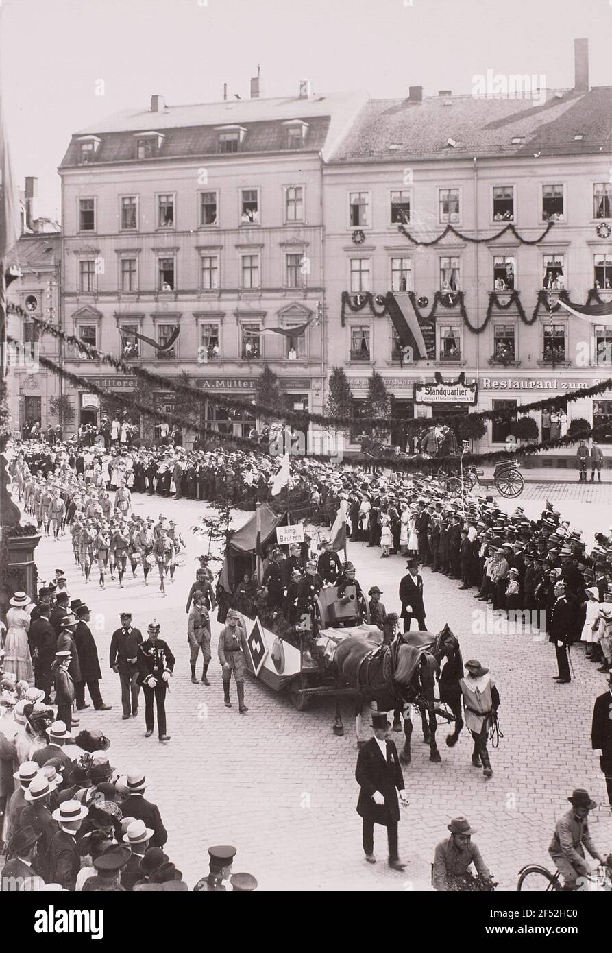 Anniversario del centesimo anniversario delle guerre di liberazione di 1813/15 a Bautzen Foto Stock