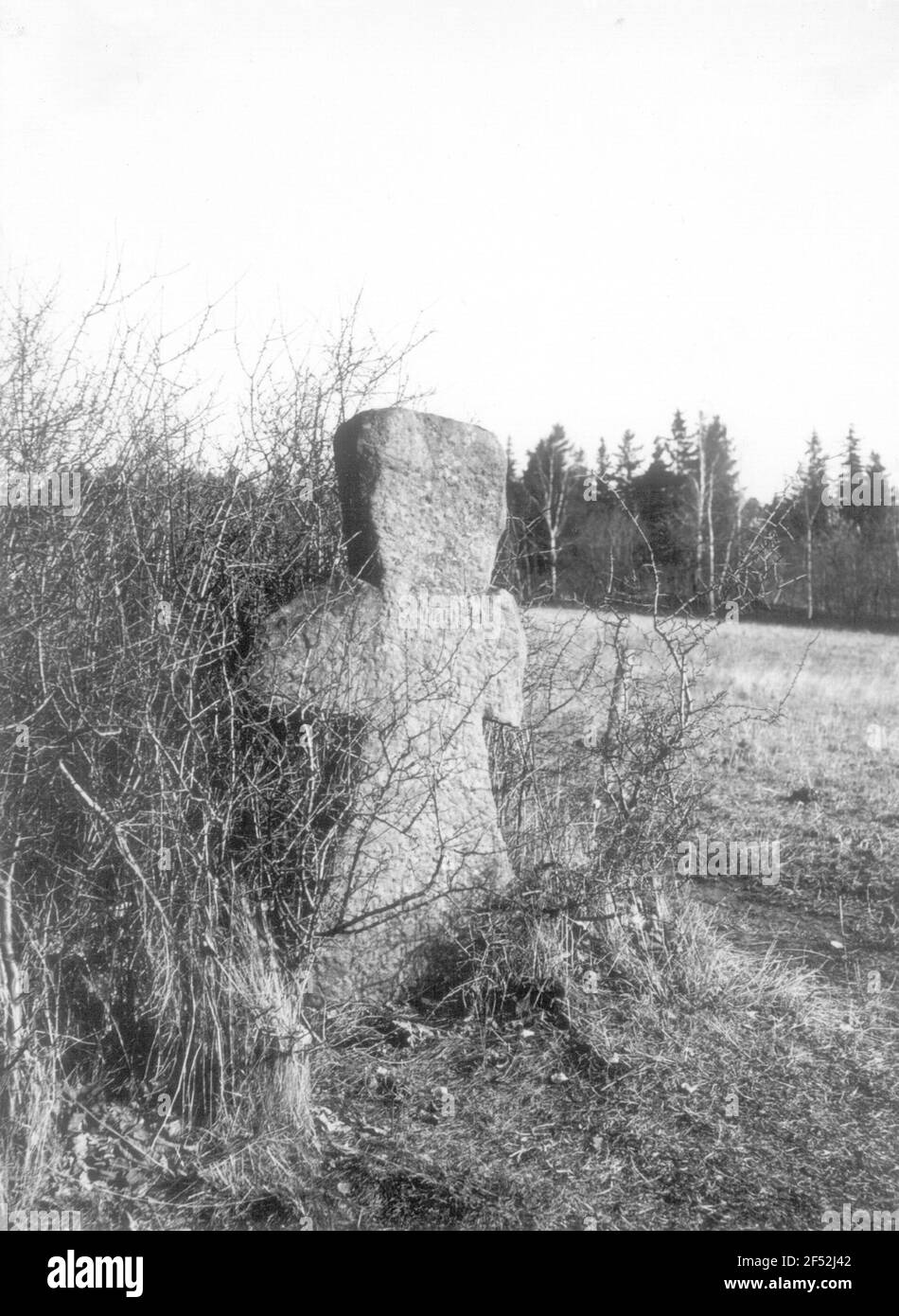 Croce di pietra Foto Stock