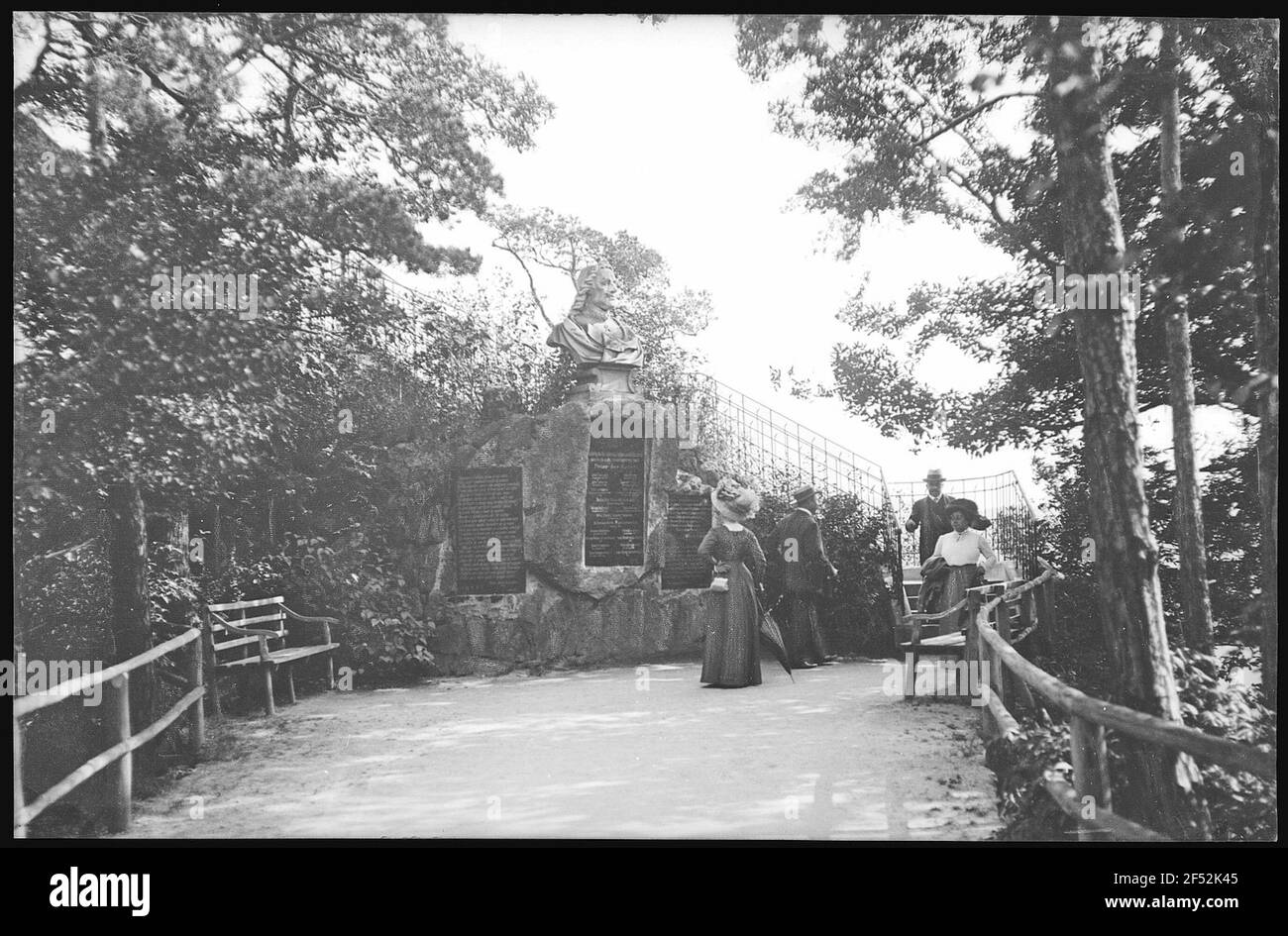 Carlsbad. Monumento Pietro del Grande al Hirschsprung Foto Stock
