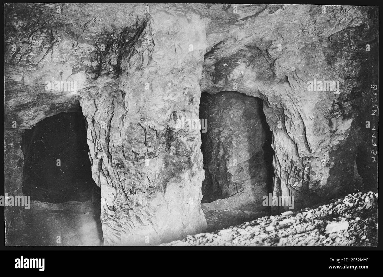 Militititz. Calce, colonne naturali di calcare Foto Stock