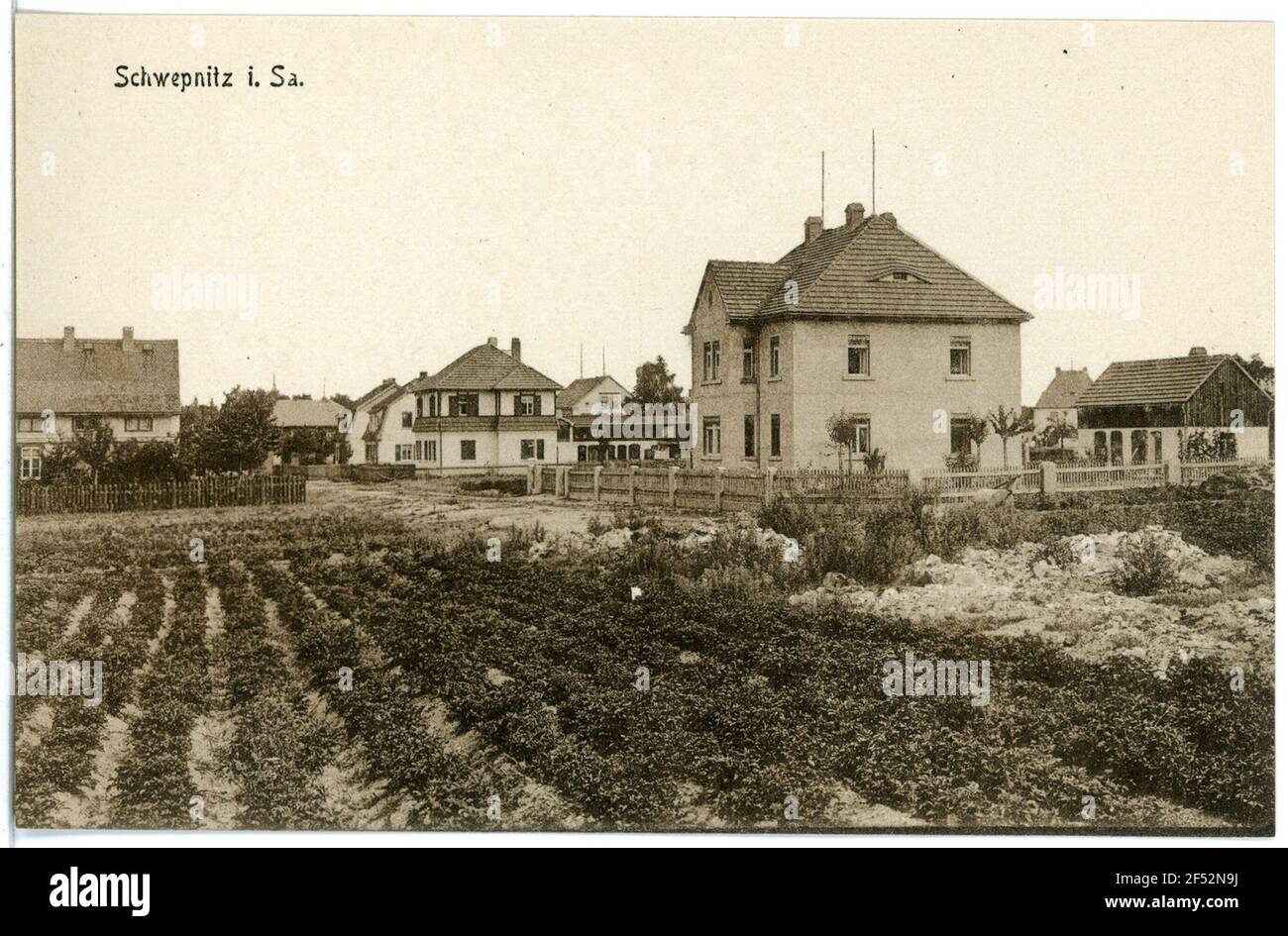 Ville Schwepnitz. Ville Foto Stock