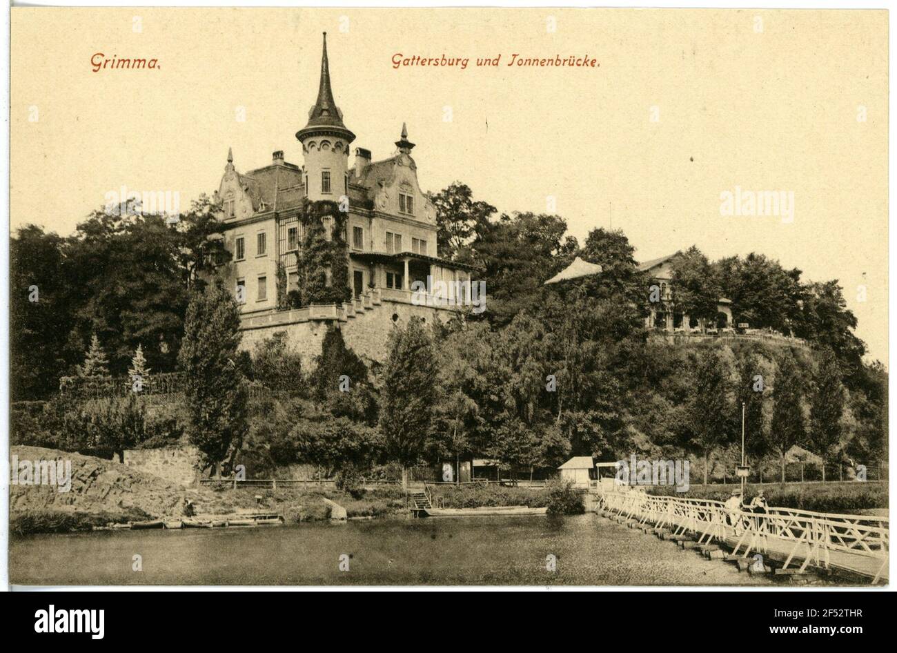 Gattersburg Grimma. Gattersburg Foto Stock