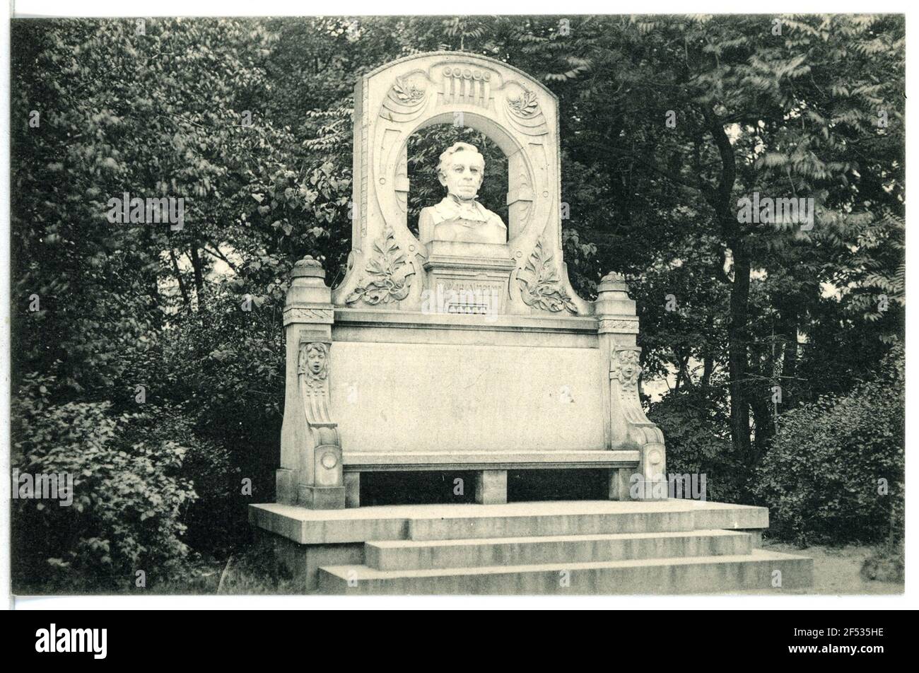 W. H. Veit - monumento Leitmeritz. Monumento W. H. Veit Foto Stock