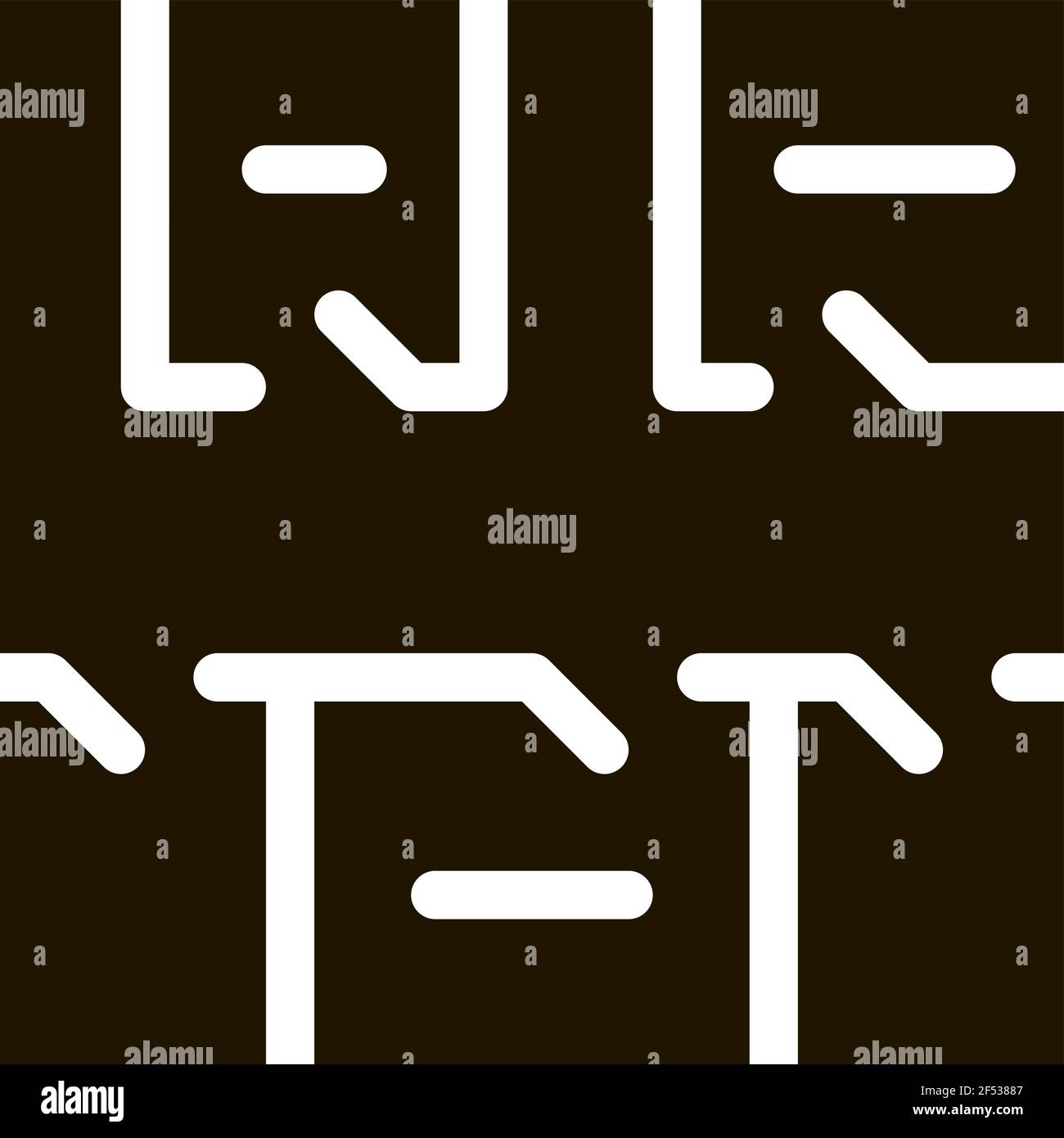 Icona di disaggregazione dell'asse geodetico Illustrazione del glifo vettoriale Illustrazione Vettoriale