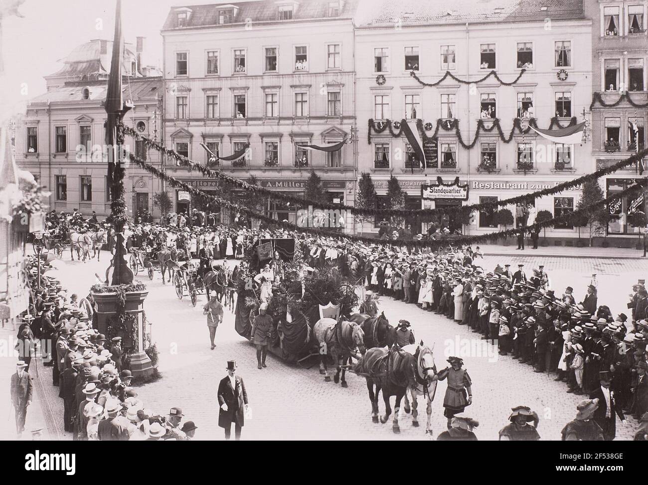 Anniversario del centesimo anniversario delle guerre di liberazione di 1813/15 a Bautzen Foto Stock