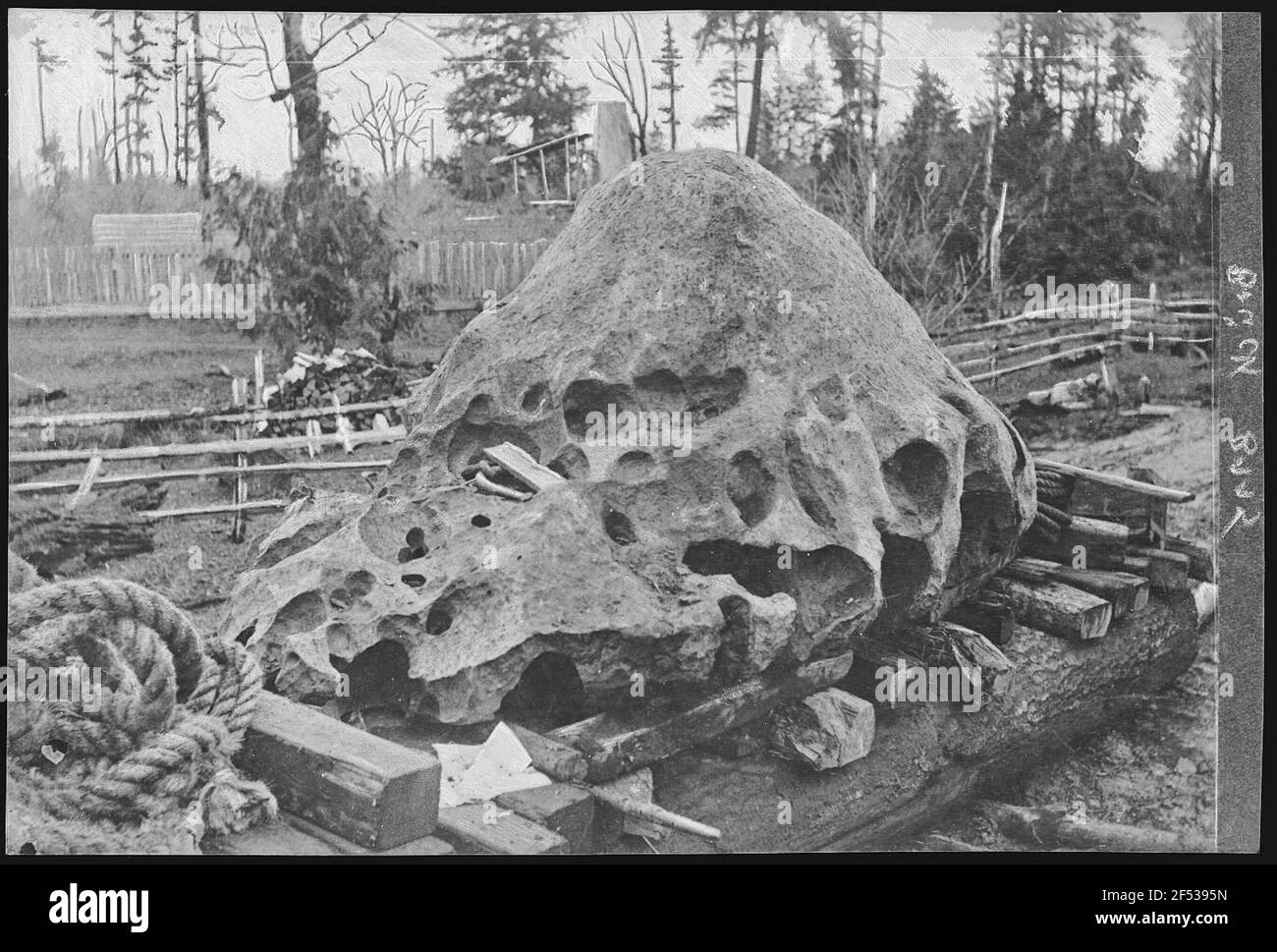 Oregon City. Meteorite scoperto a Oregon City, Oregon City, Oregon Foto Stock