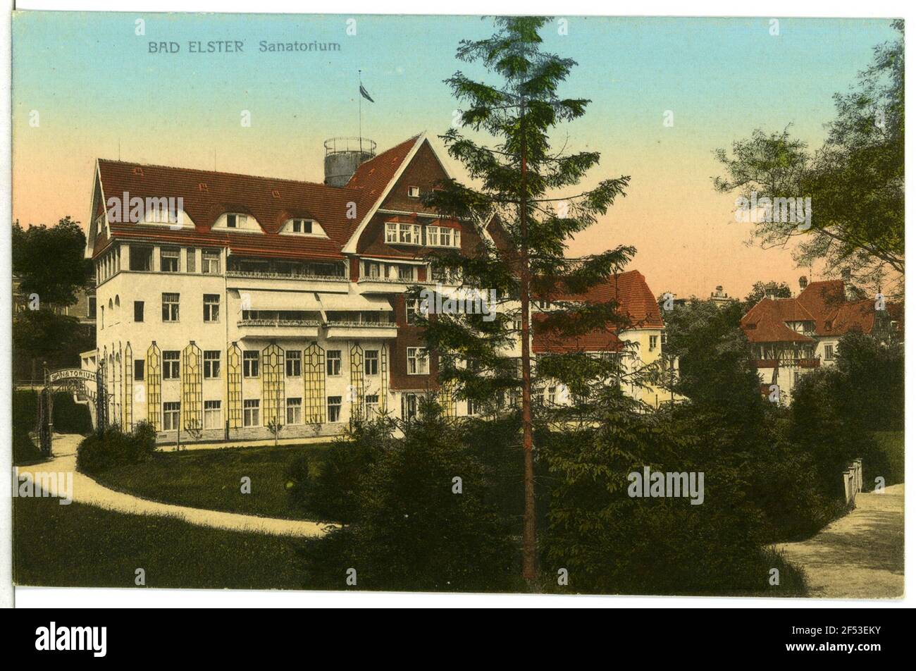 Sanatorium Bad Elster. sanatorium Foto Stock