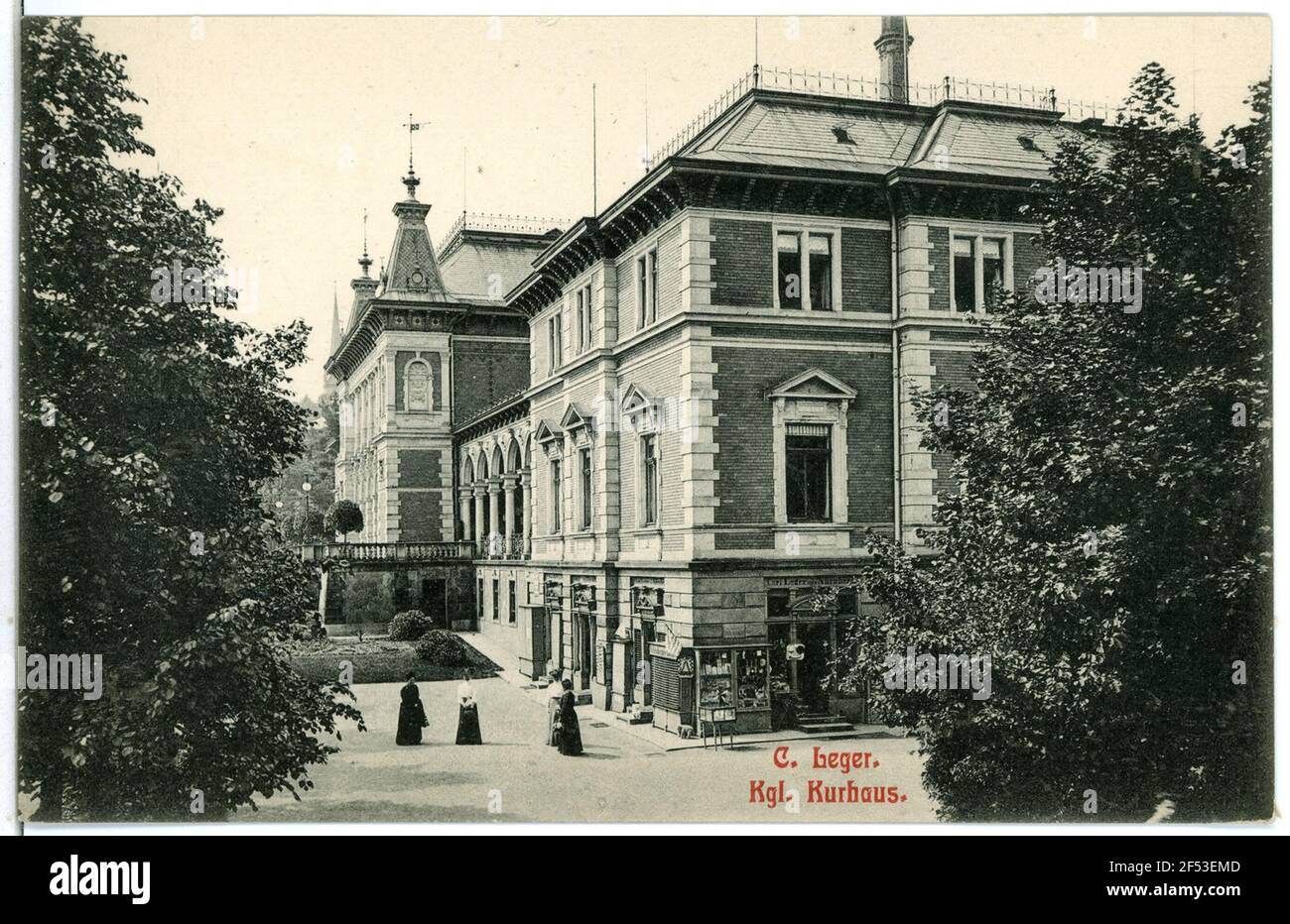 Royal spa Bad Elster. Royal spa Foto Stock