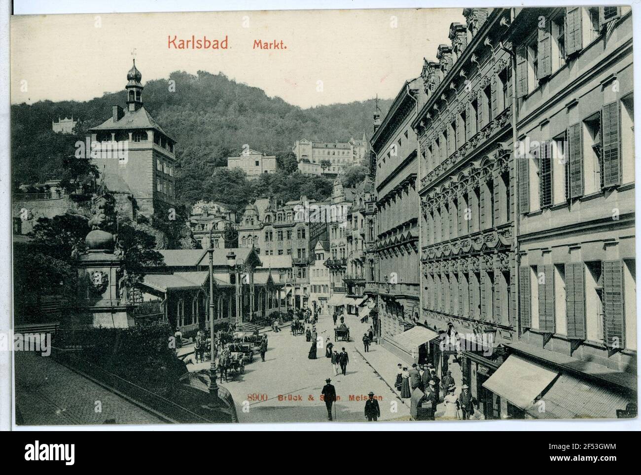 Mercato Carlsbad. Mercato Foto Stock