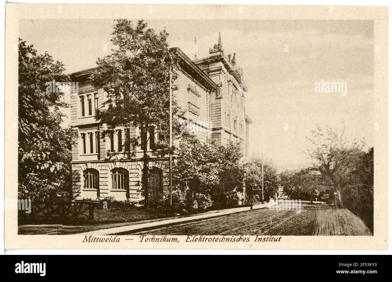 Technikum, Istituto elettrotecnico Mittweida. Technikum, Istituto elettrotecnico Foto Stock