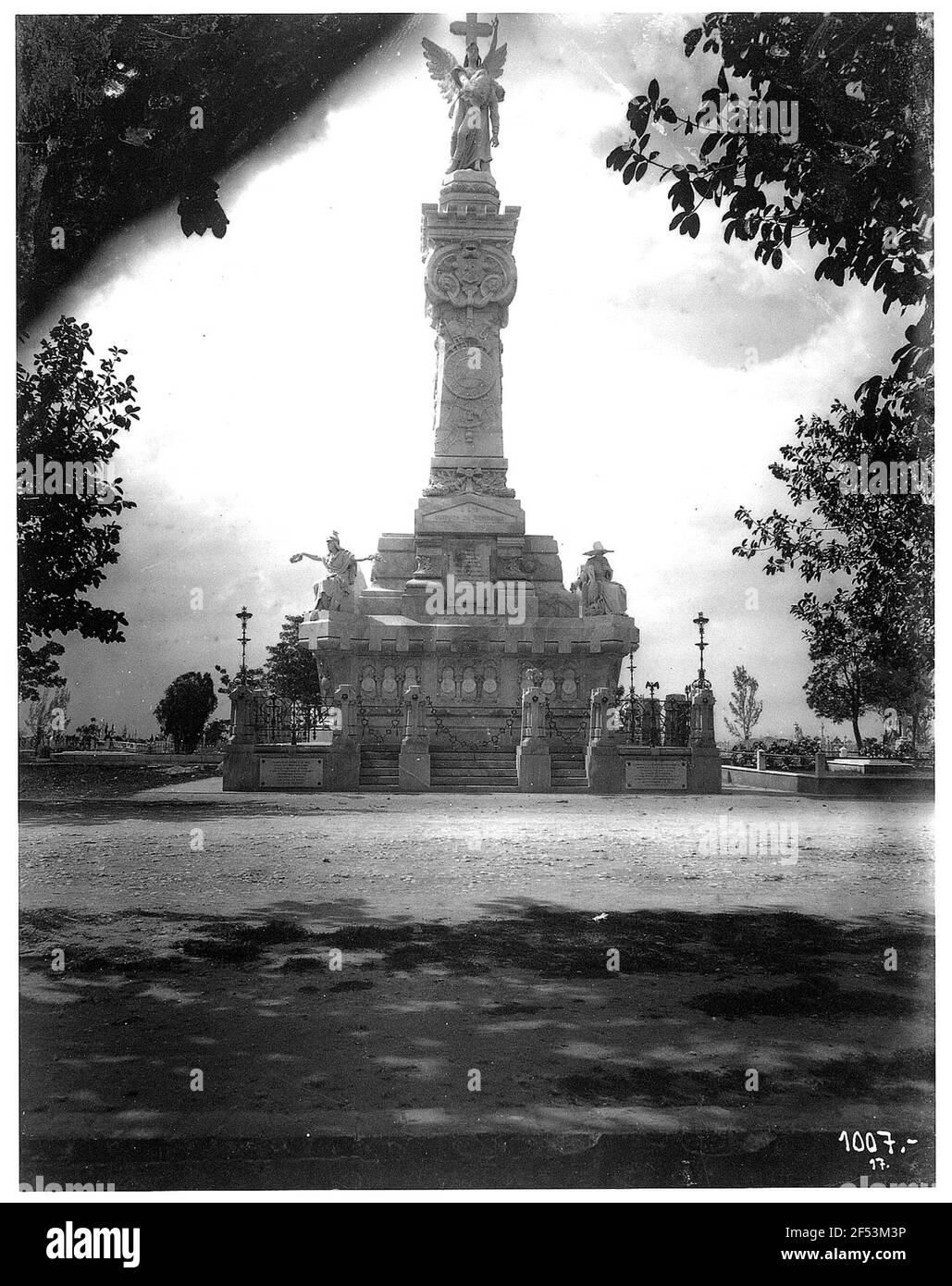 Mausoleo dei vigili del fuoco Foto Stock