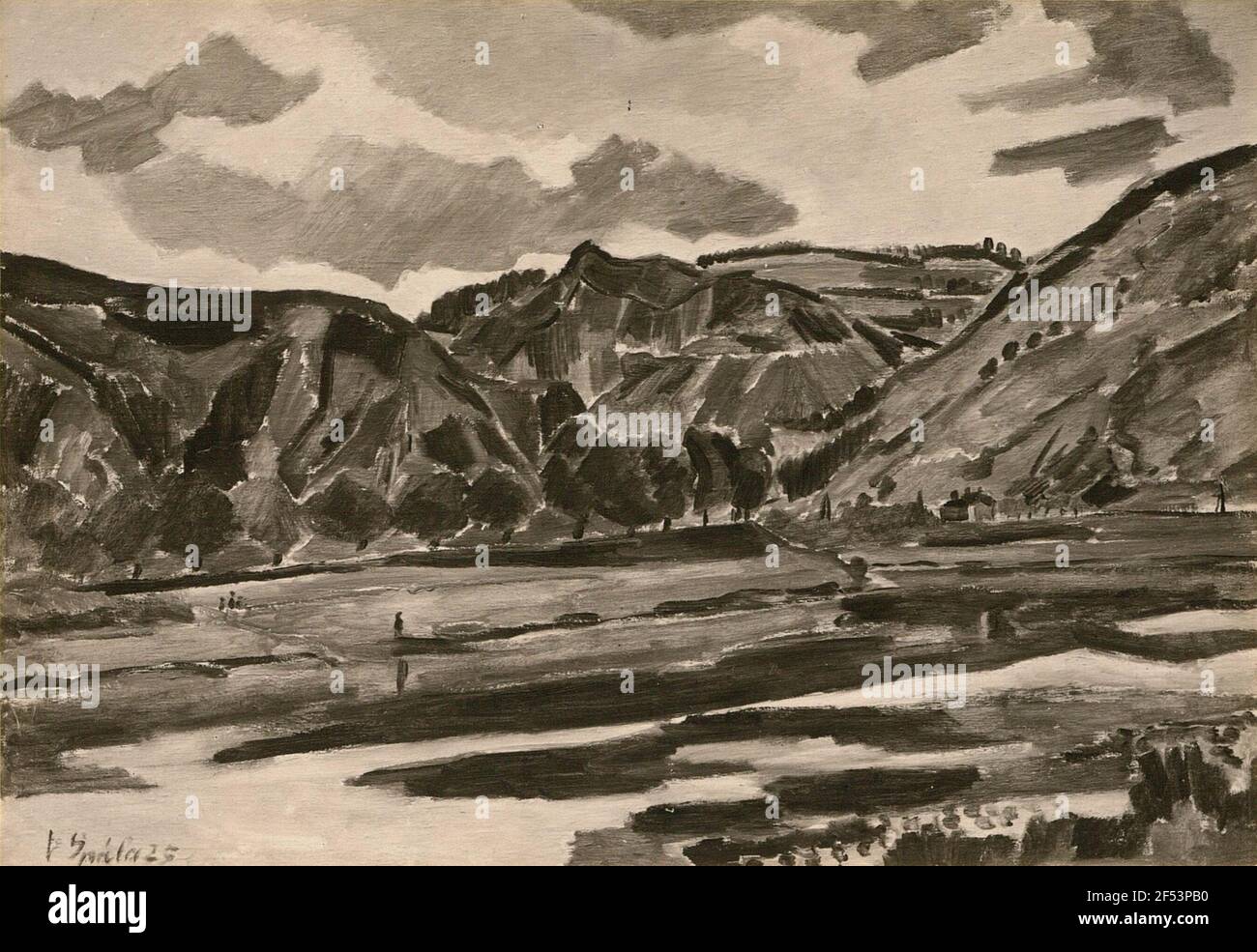 Prima della tempesta Foto Stock