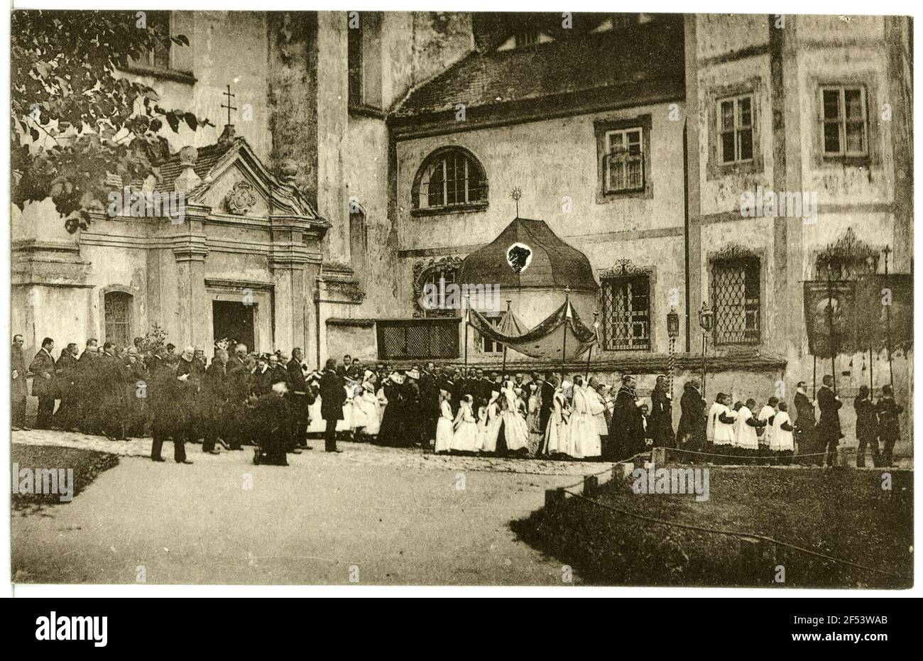 Klosterkirche San Mariters, processione Marailers. Klosterkirche San Mariters, processione Foto Stock