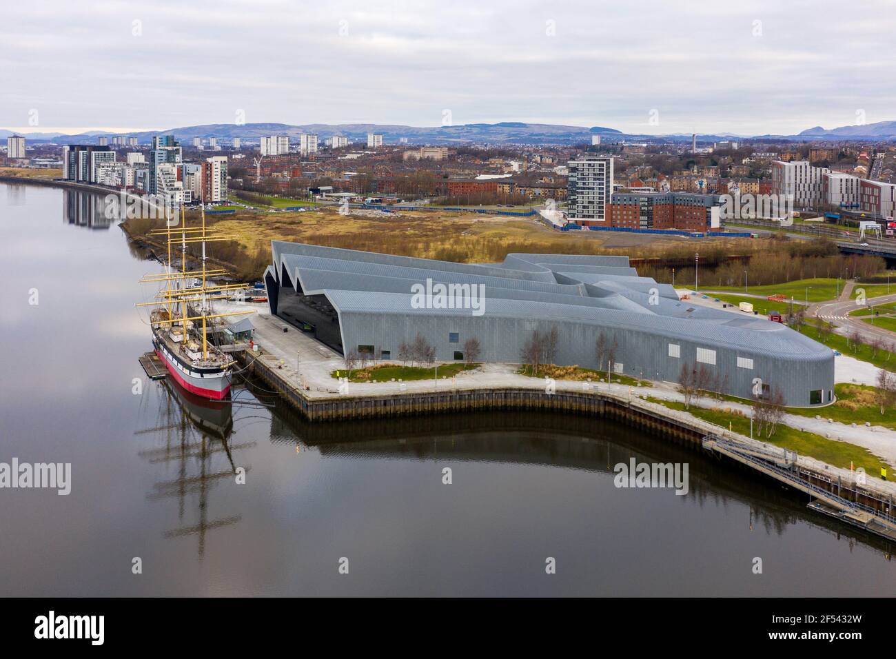Riverside Museum of Transport, Glasgow, Scozia, Regno Unito Foto Stock