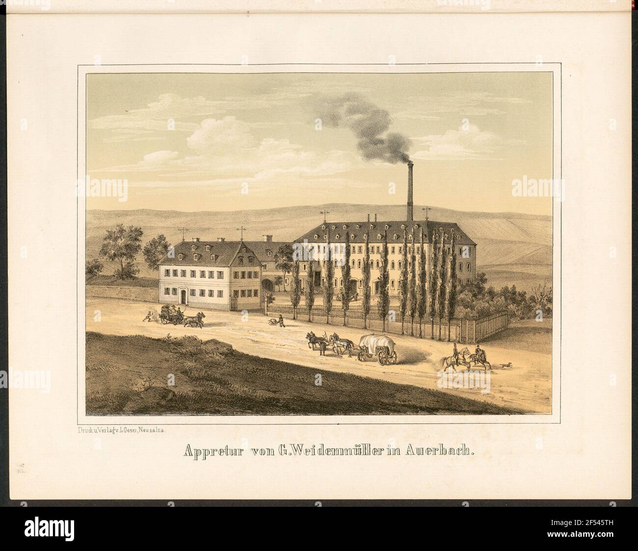 APRIRETUR VON G. WeatherMelers in Clockbach Foto Stock