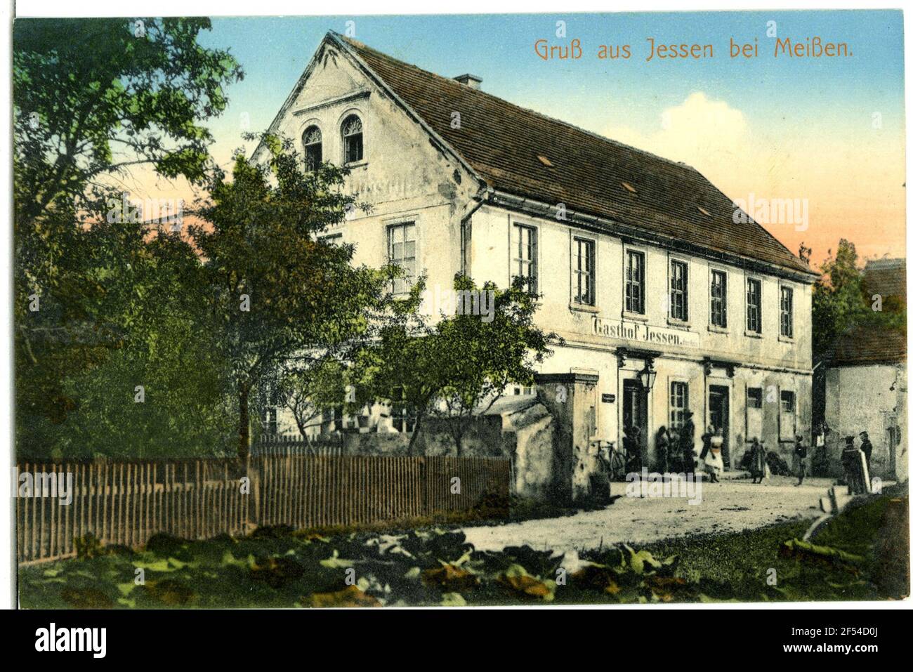 Gasthof, Jessen vicino a Meissen Jessen. Inn Foto Stock