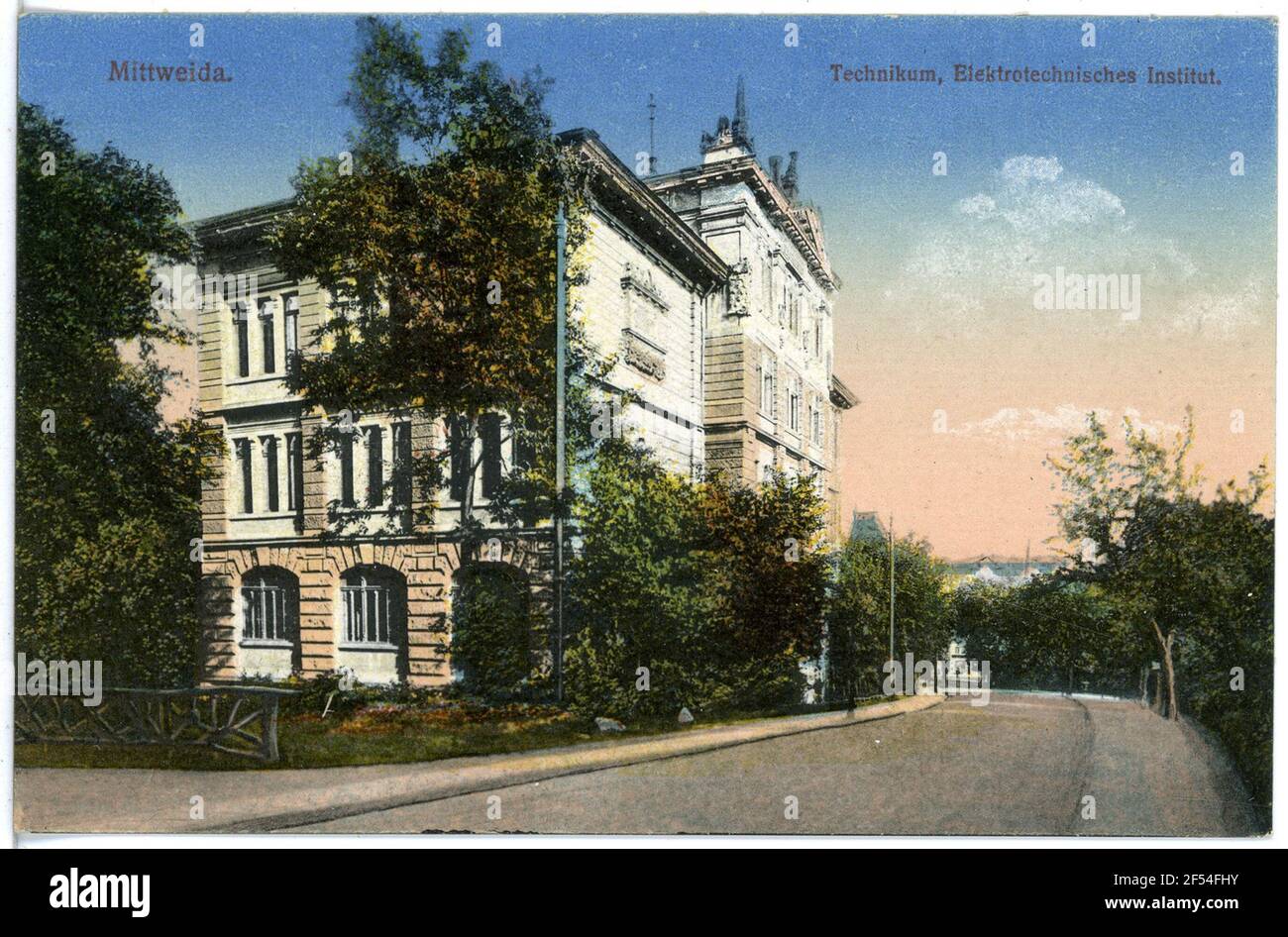 Technikum, Istituto elettrotecnico Mittweida. Technikum, Istituto elettrotecnico Foto Stock