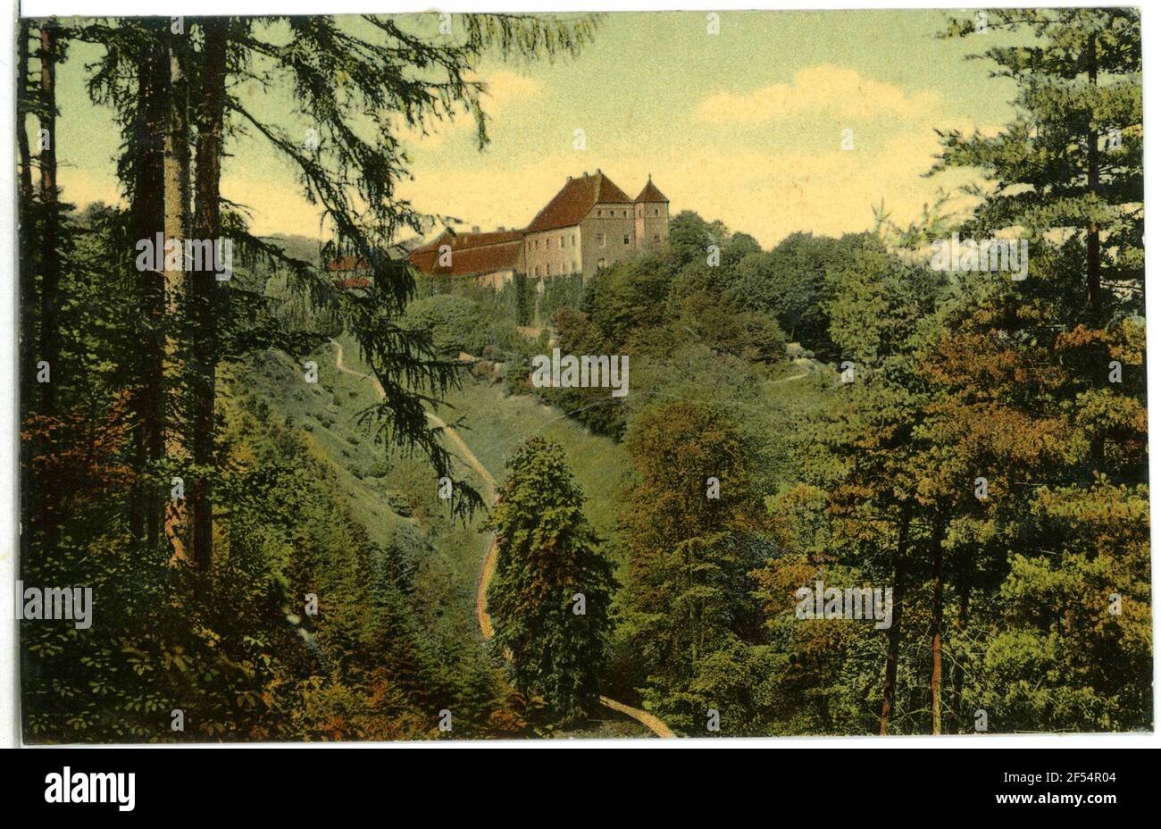 Livello locale Meissen. Castello Sieben Foto Stock