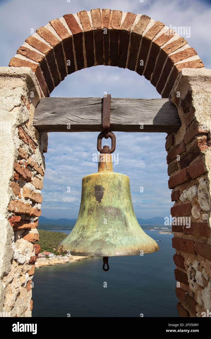 Cuba, Provincia di Santiago de Cuba, Santiago de Cuba, Castillo de San Pedro de la Roca del Morro (Castillo del Morro) Foto Stock