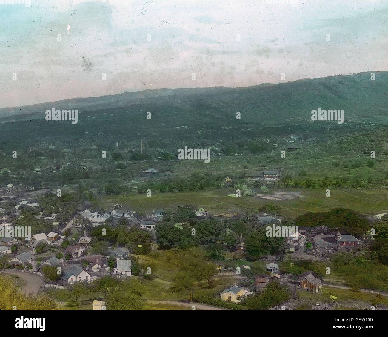 La valle di Manalau Foto Stock