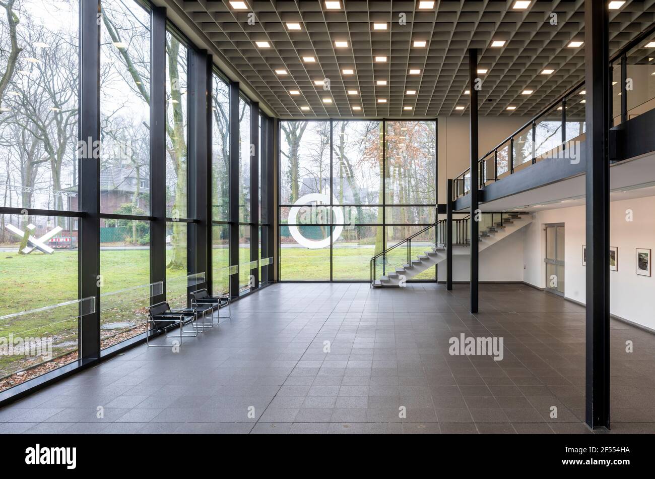 1974-1982, Josef Albers Museum Quadrat, Galerie der moderne, Küppers von Bernhard Erbaut Foto Stock