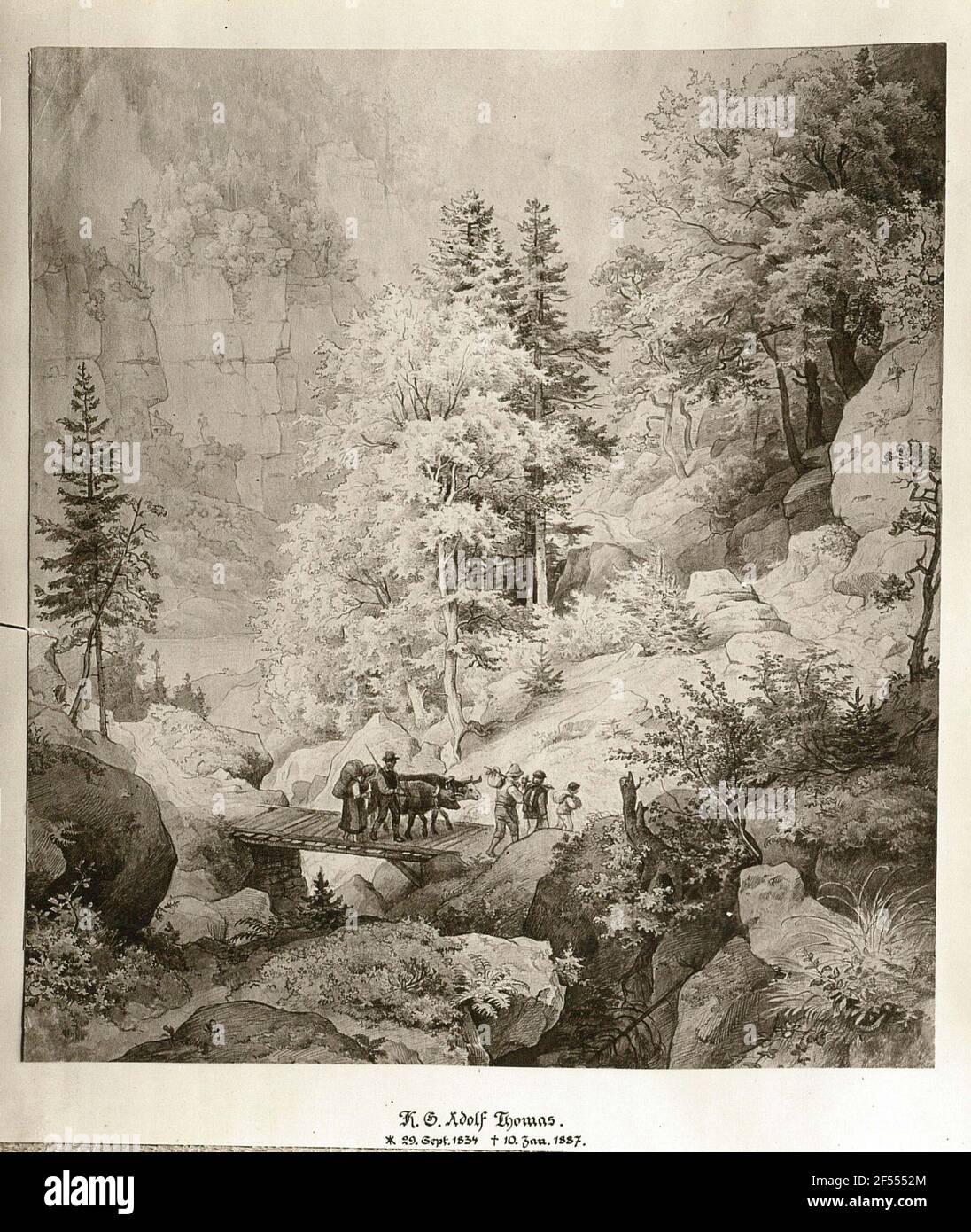 In Svizzera sassone Foto Stock