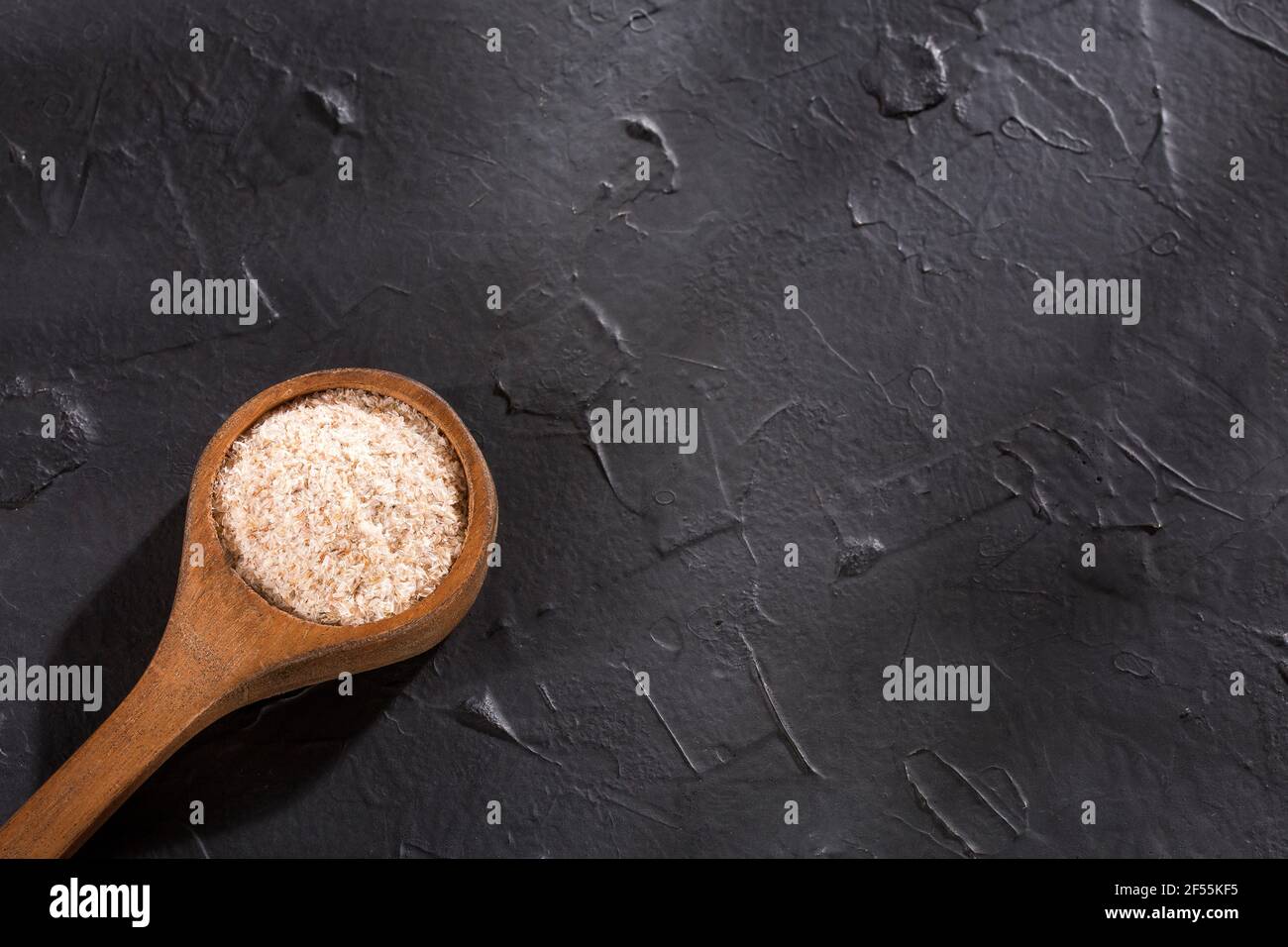 Plantago afra - Sbuck di psyllium organico Foto Stock