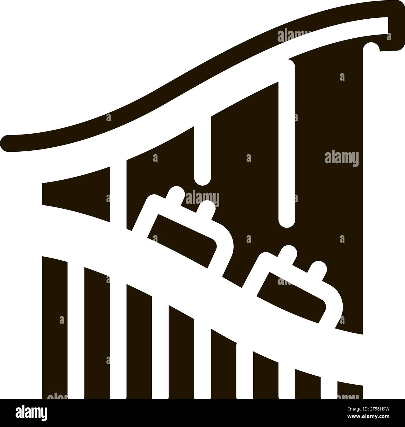 Icona Ride Ride Ride Ride Vector Glyph Illustrazione Illustrazione Vettoriale