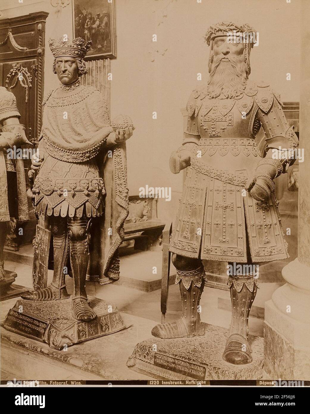 1220 Innsbruck, Hofkirche. . Foto Stock