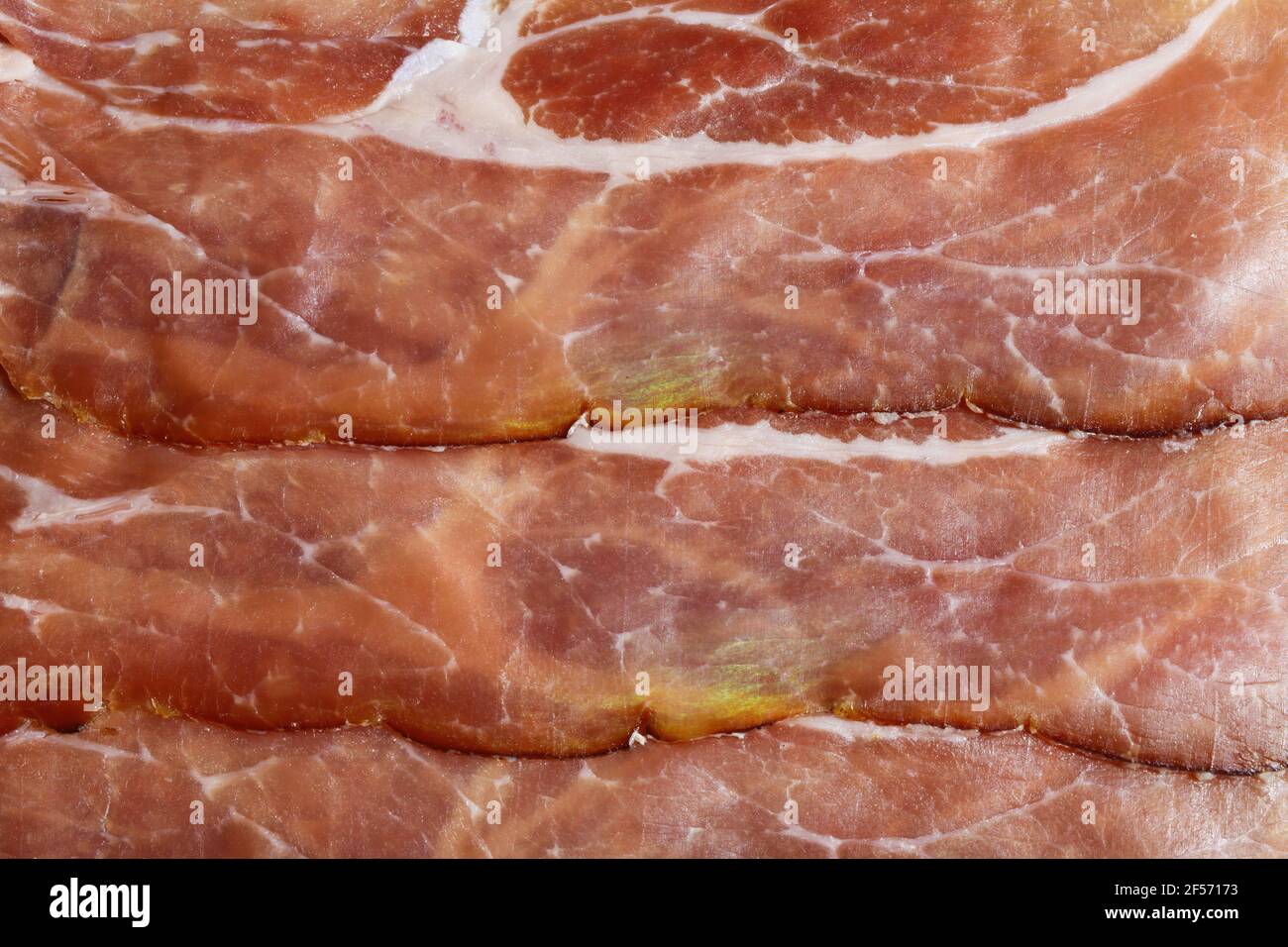 Chioseup full frame di prosciutto crudo della foresta nera Foto Stock