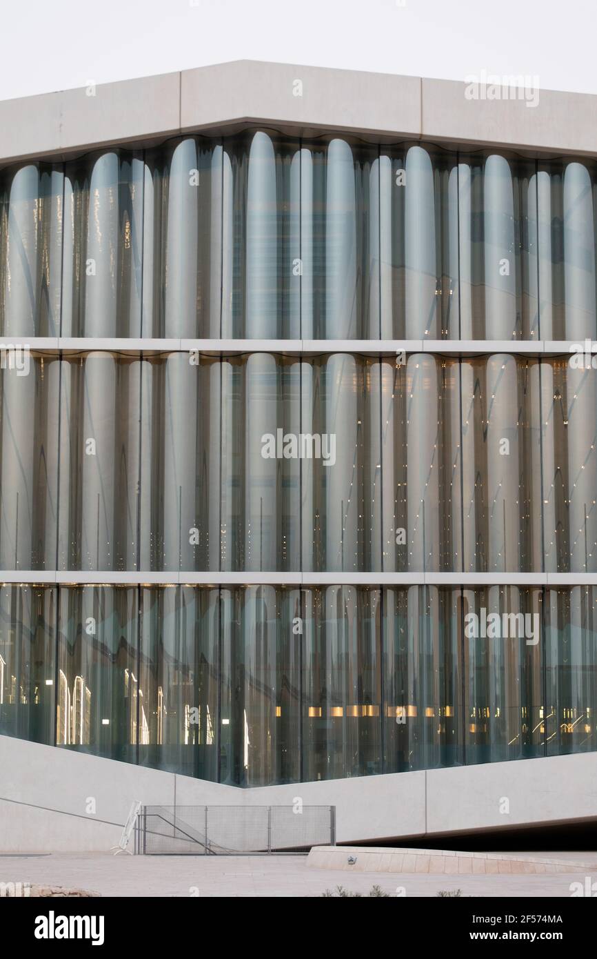 Biblioteca Nazionale, Doha, Qatar Foto Stock