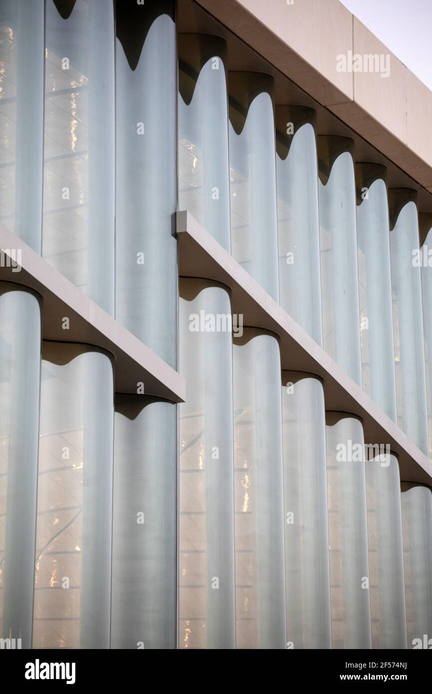 Biblioteca Nazionale, Doha, Qatar Foto Stock