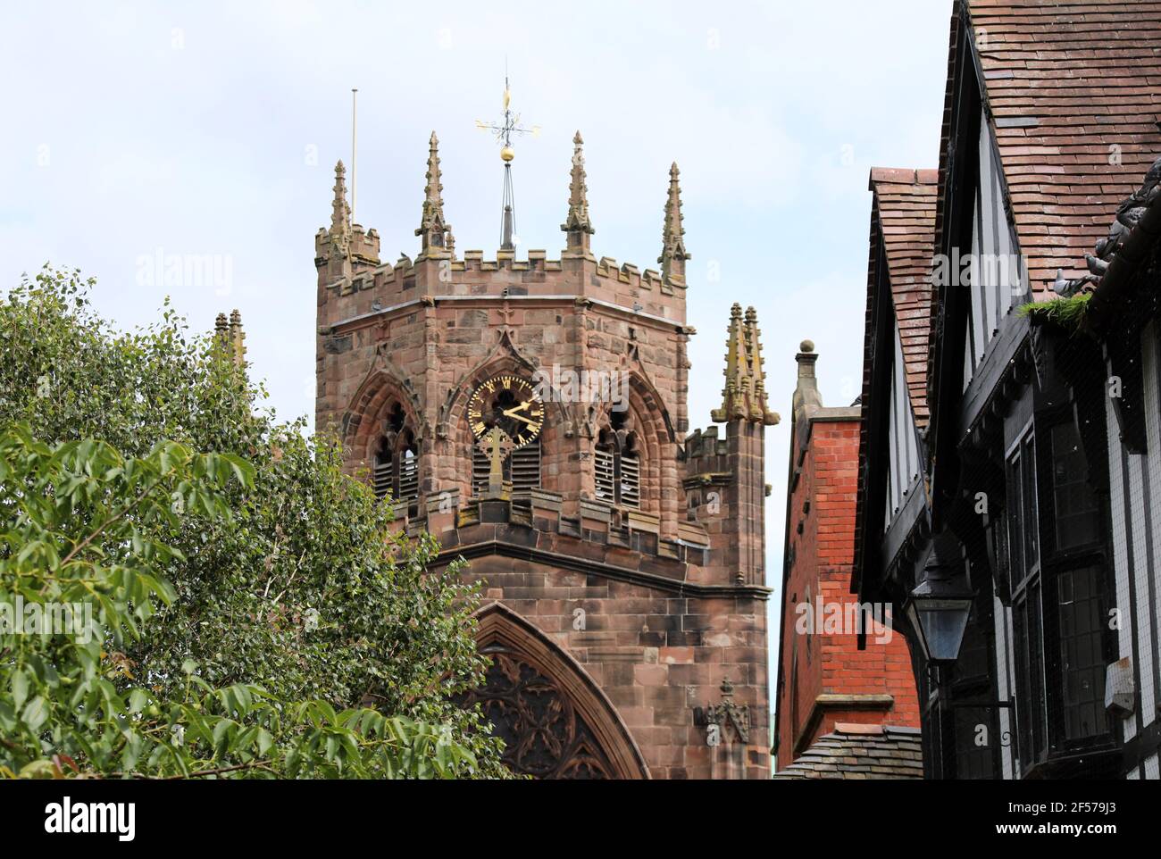 Chiesa di San Marys a Nantwich in Cheshire Foto Stock