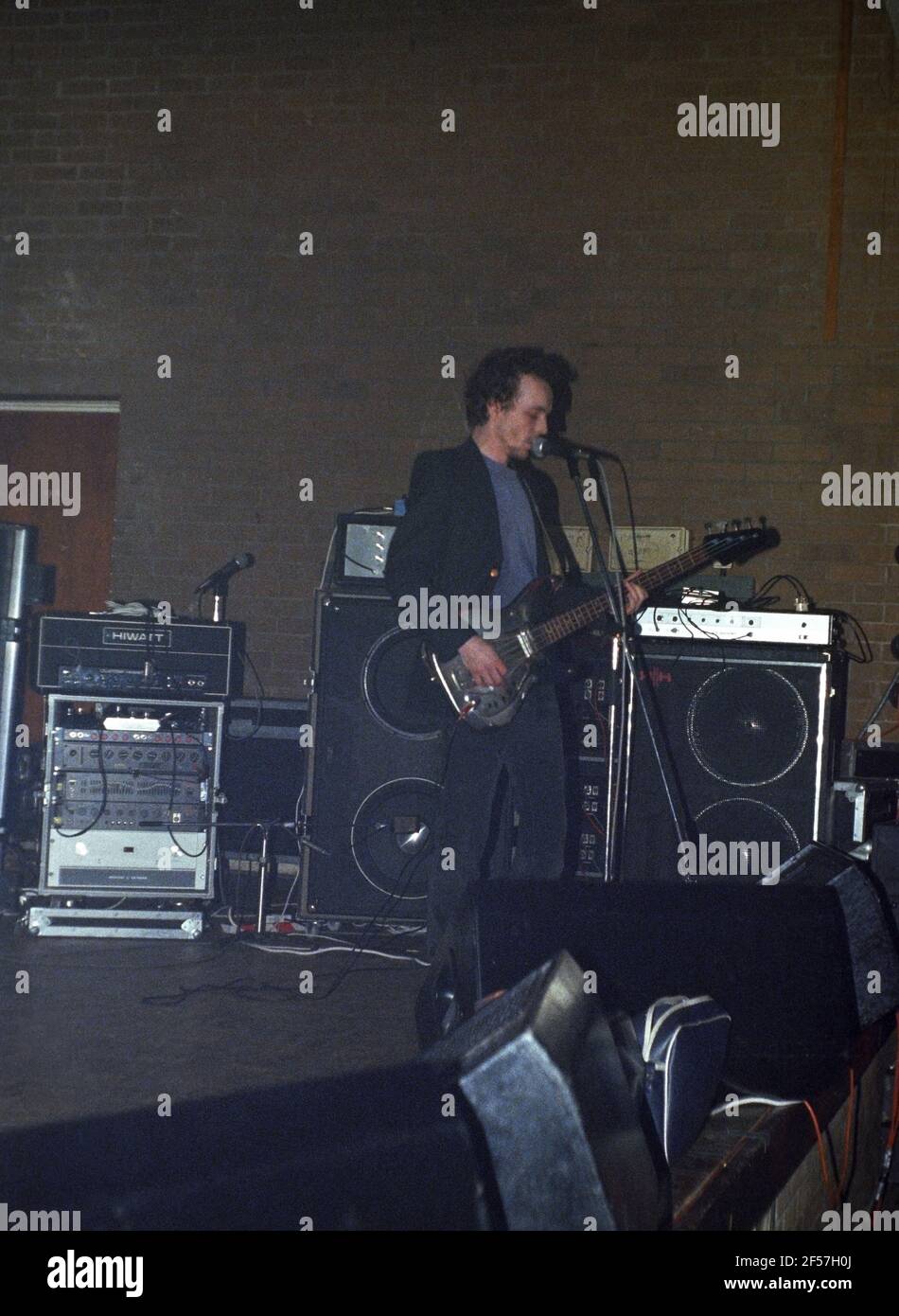 Sezione 25's Larry Cassidy, Bedford Boy's Club, 21 marzo 1981 Foto Stock