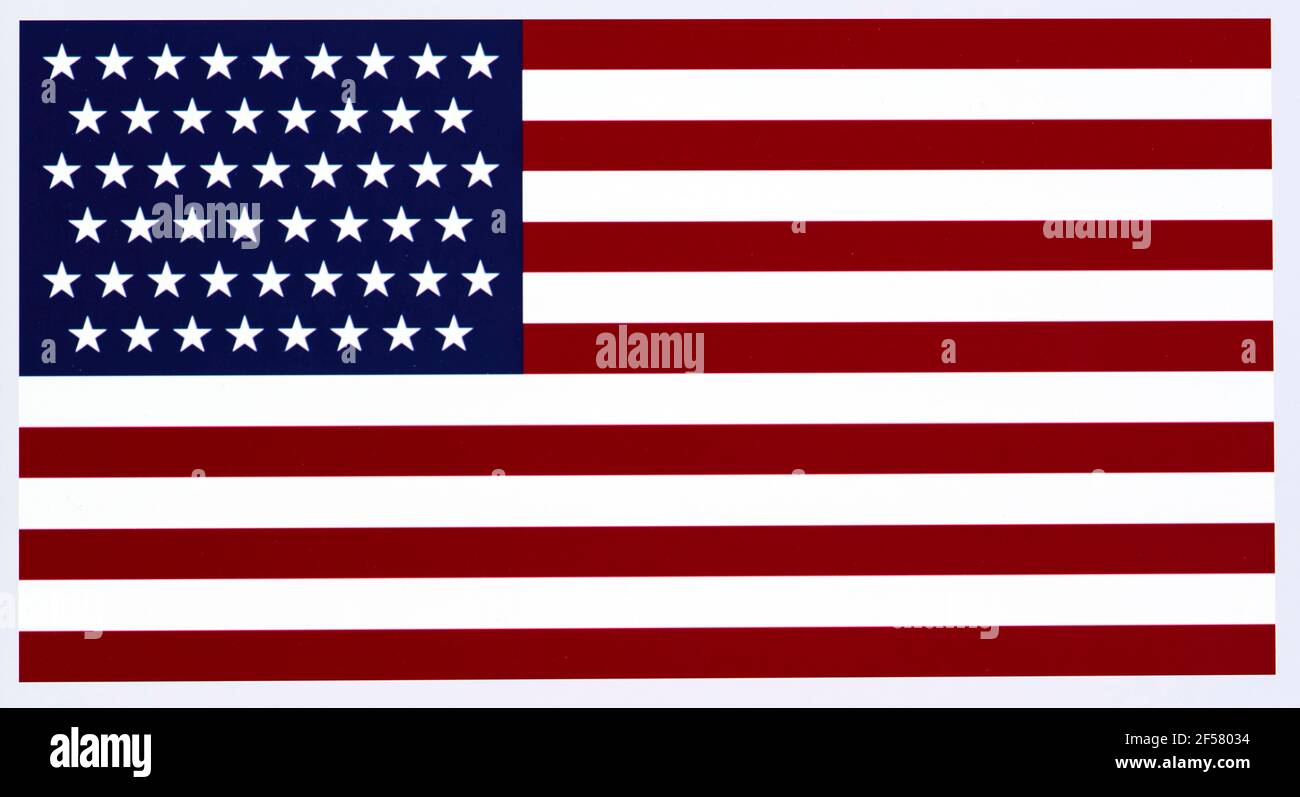 Lunedì 22 marzo, il Comitato di supervisione della Camera dei rappresentanti degli Stati Uniti ha tenuto un'audizione sulla statehood per Washington, DC se la spinta per D. C. 24 marzo 2021. Statehood dimostrare di avere successo, ci sono diversi principali contendenti per quello che una bandiera americana a 51 stelle potrebbe apparire. Queste sono diverse opzioni. Credit: Brian Cahn/ZUMA Wire/Alamy Live News Foto Stock