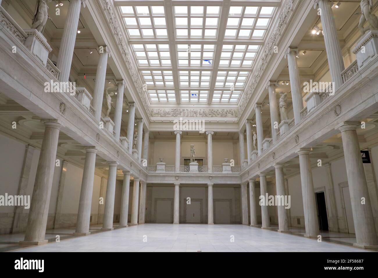 Hall of Sculpture.Carnegie Museum of Art.Pittsburgh.Pennsylvania.USA Foto Stock